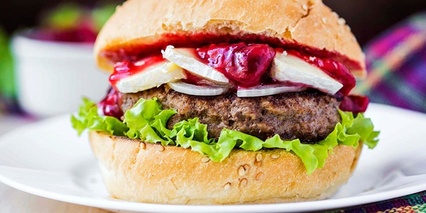 Brie & Honey Burger