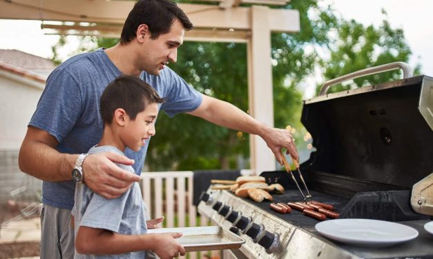 Main parts of a barbecue grill