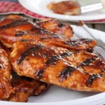 Grilled Chicken with Peach BBQ Sauce Recipe