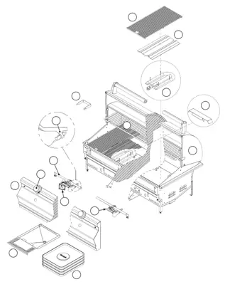 Fire Magic Choice C430i parts diagram