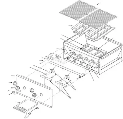 Fire Magic Custom II Classic parts diagram
