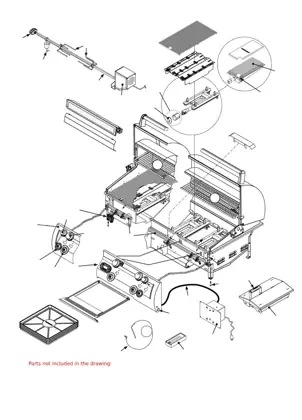 Fire Magic Echelon E660i parts diagram