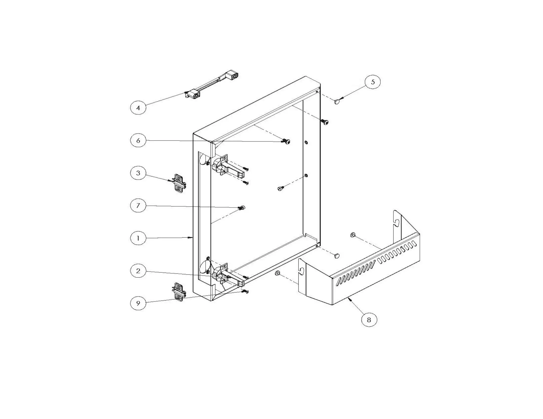 Lynx LPZAF-01 RH Door parts diagram