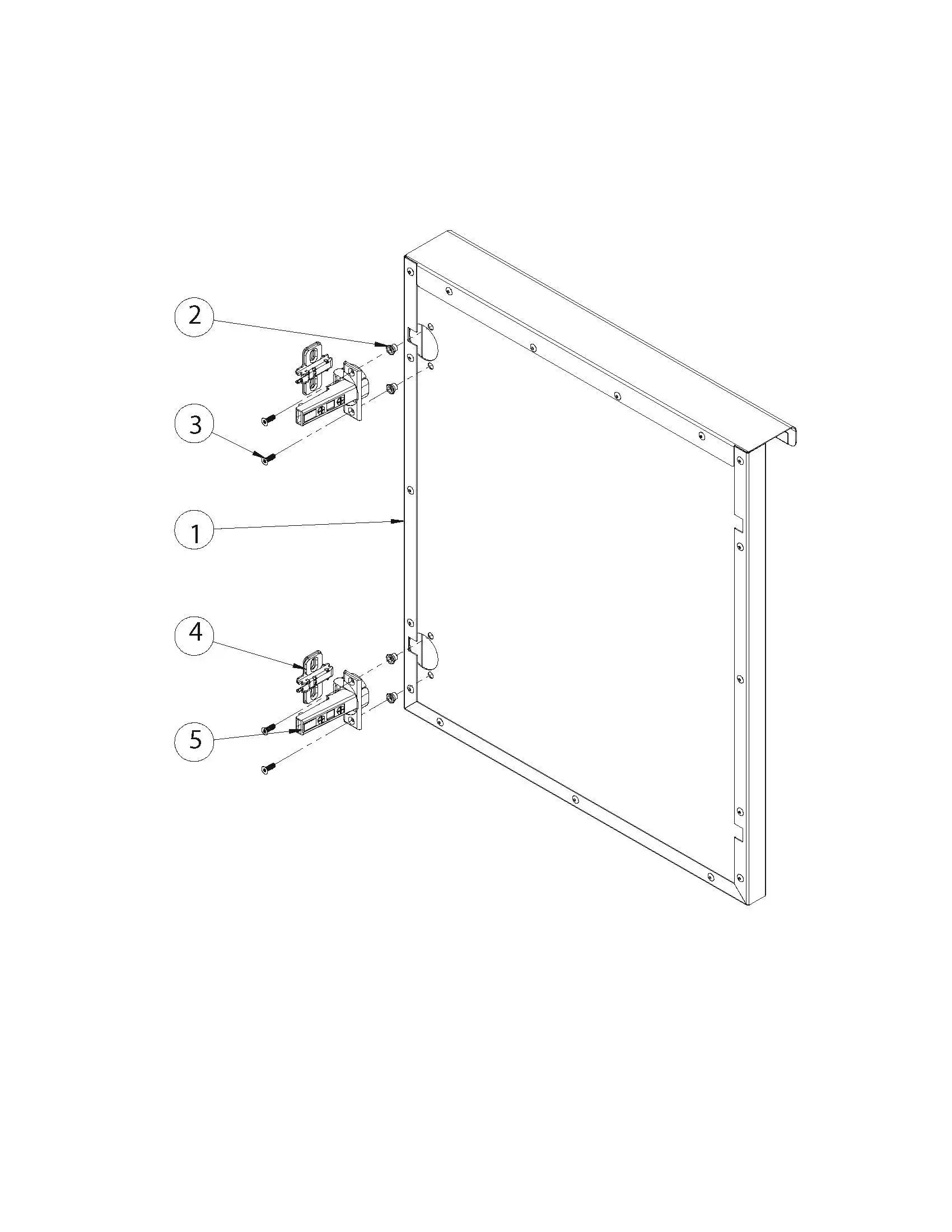 Sedona by Lynx L601PSF LH Door parts diagram