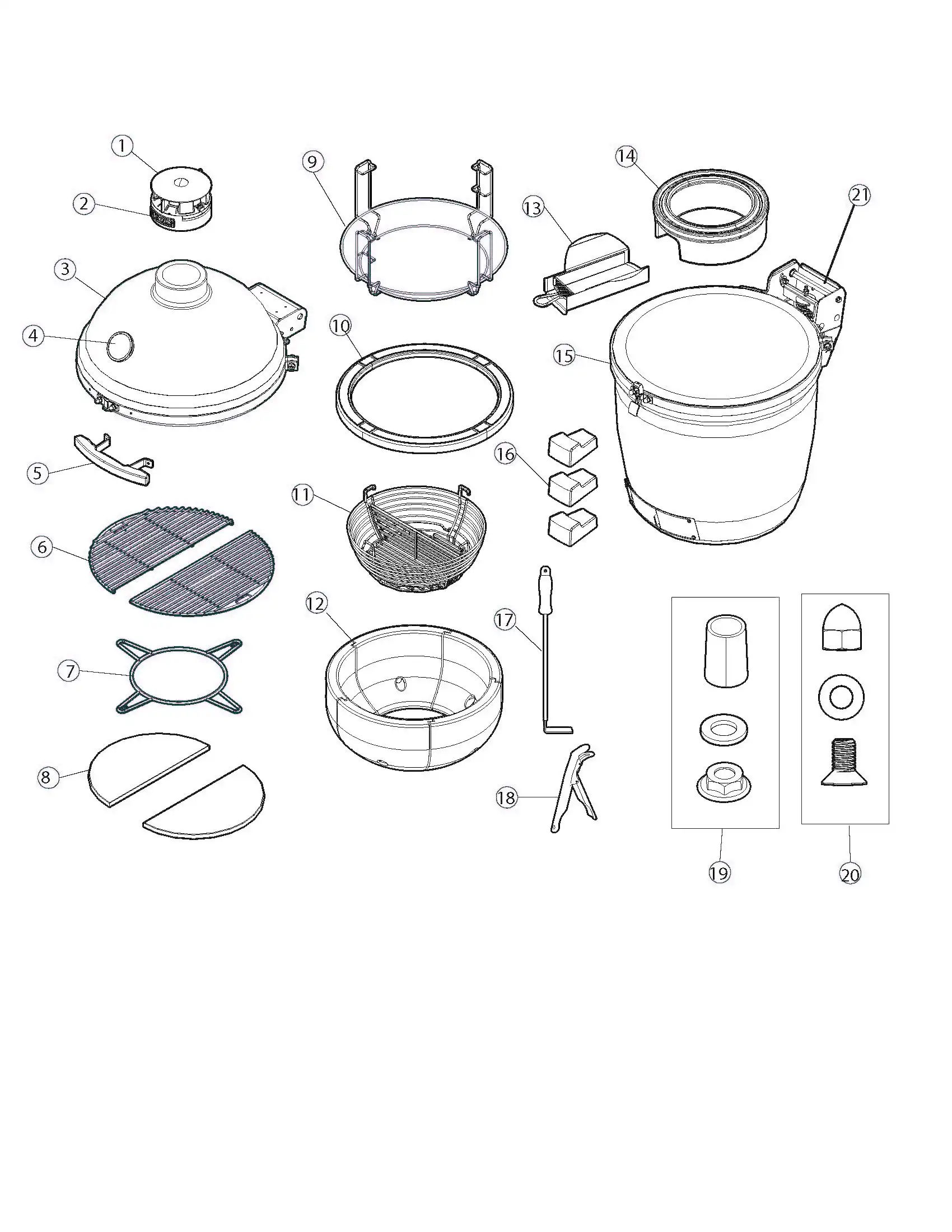 Lynx LCGR Unit parts diagram