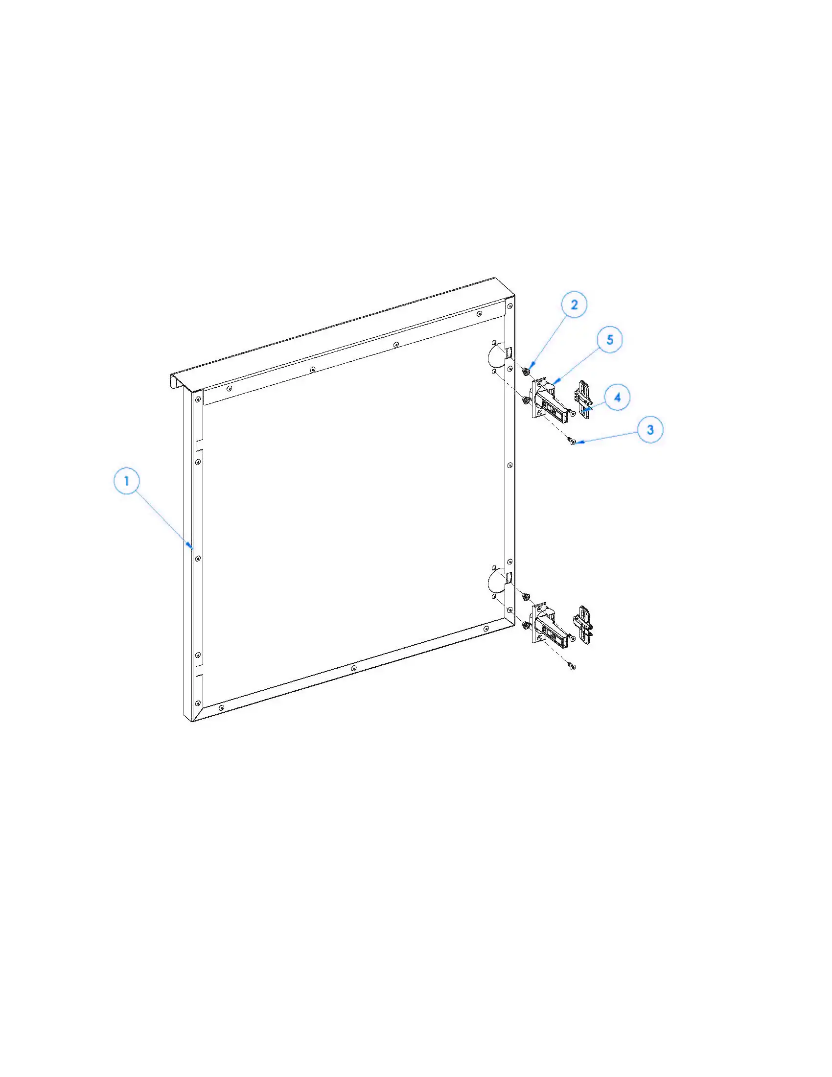 Sedona by Lynx L701PSF LH Door parts diagram
