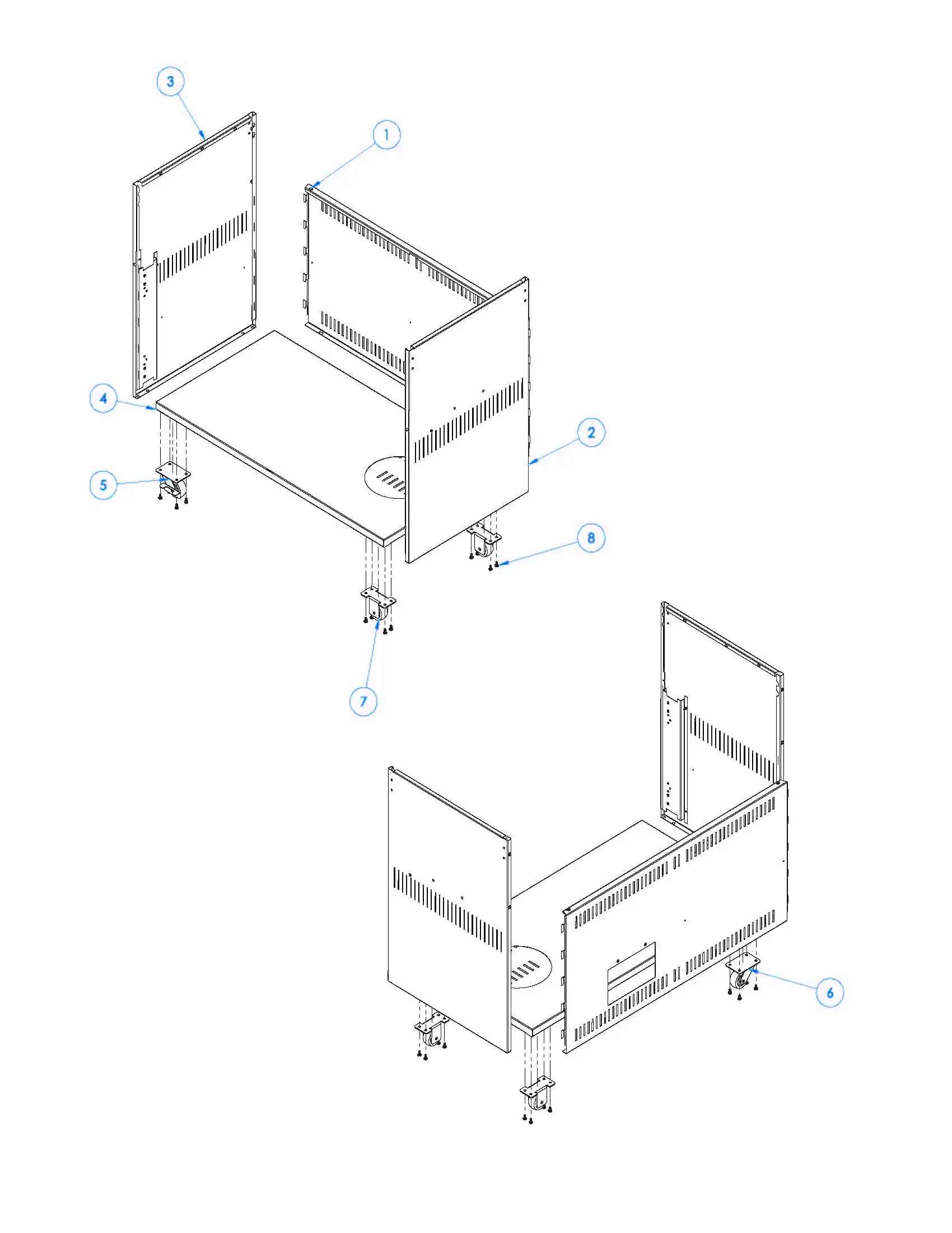 Sedona by Lynx L701PSF Cart Body parts diagram
