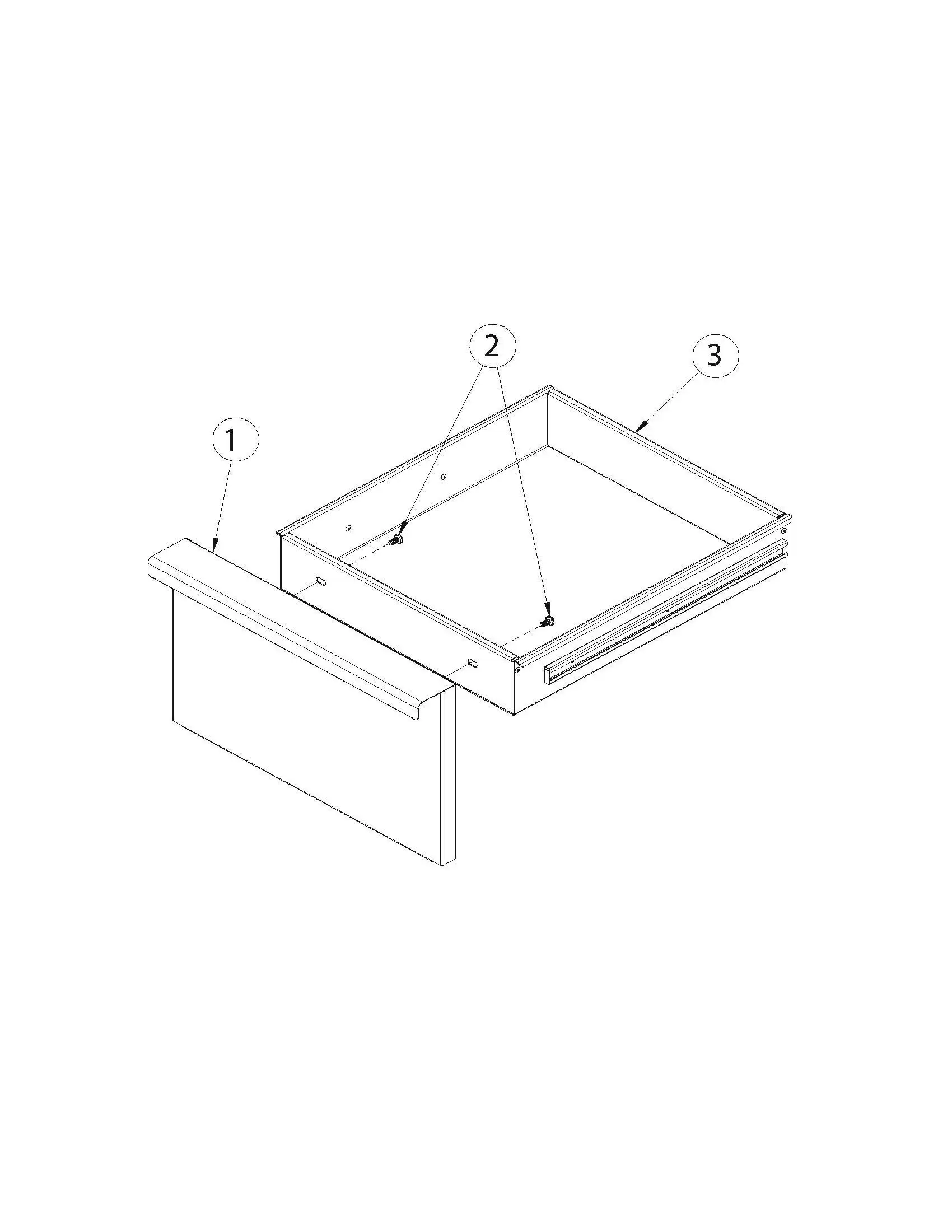 Sedona by Lynx L601ADA Drawer parts diagram
