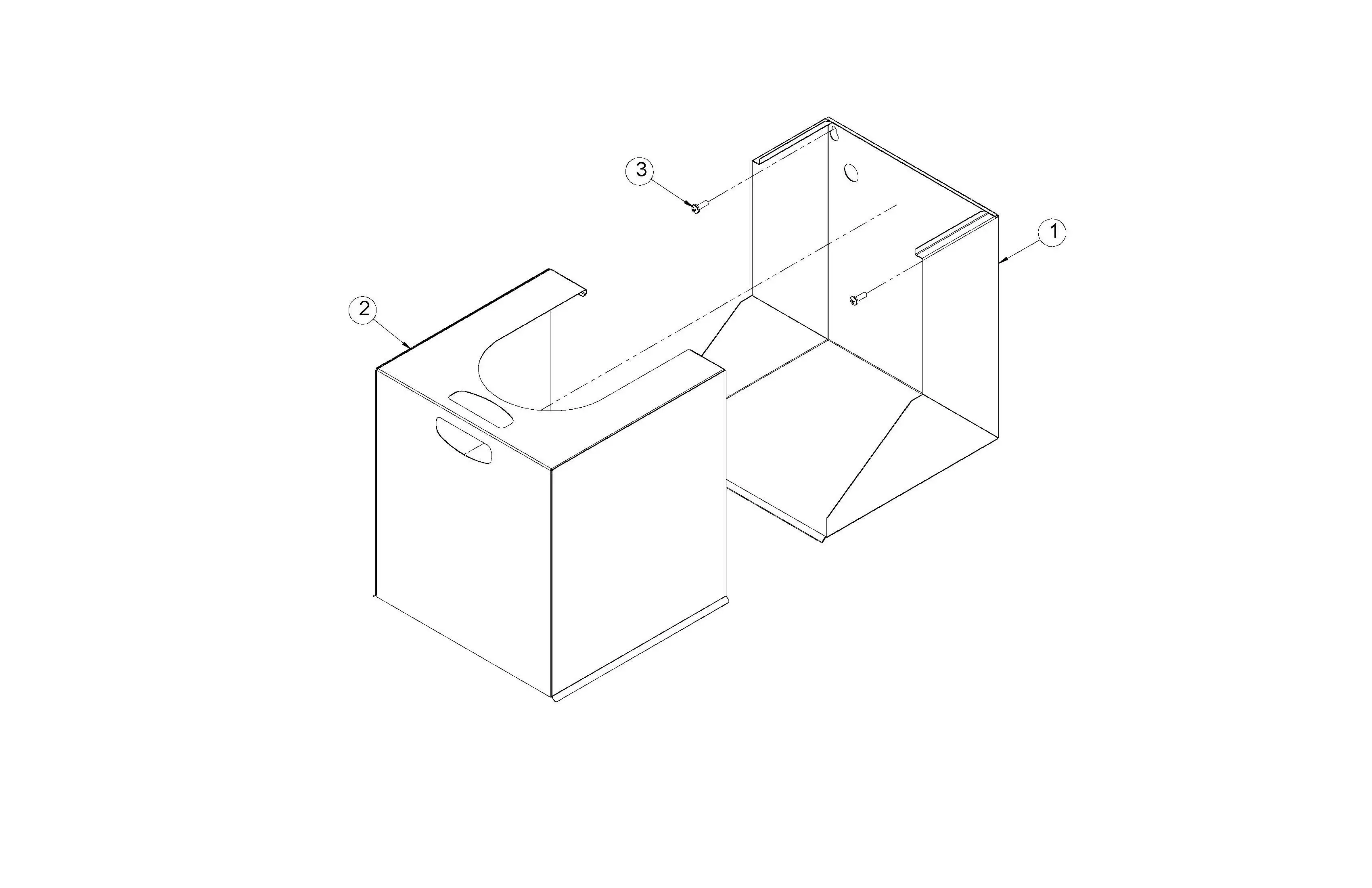 Sedona by Lynx L601ADA-01 Tank Enclosure parts diagram