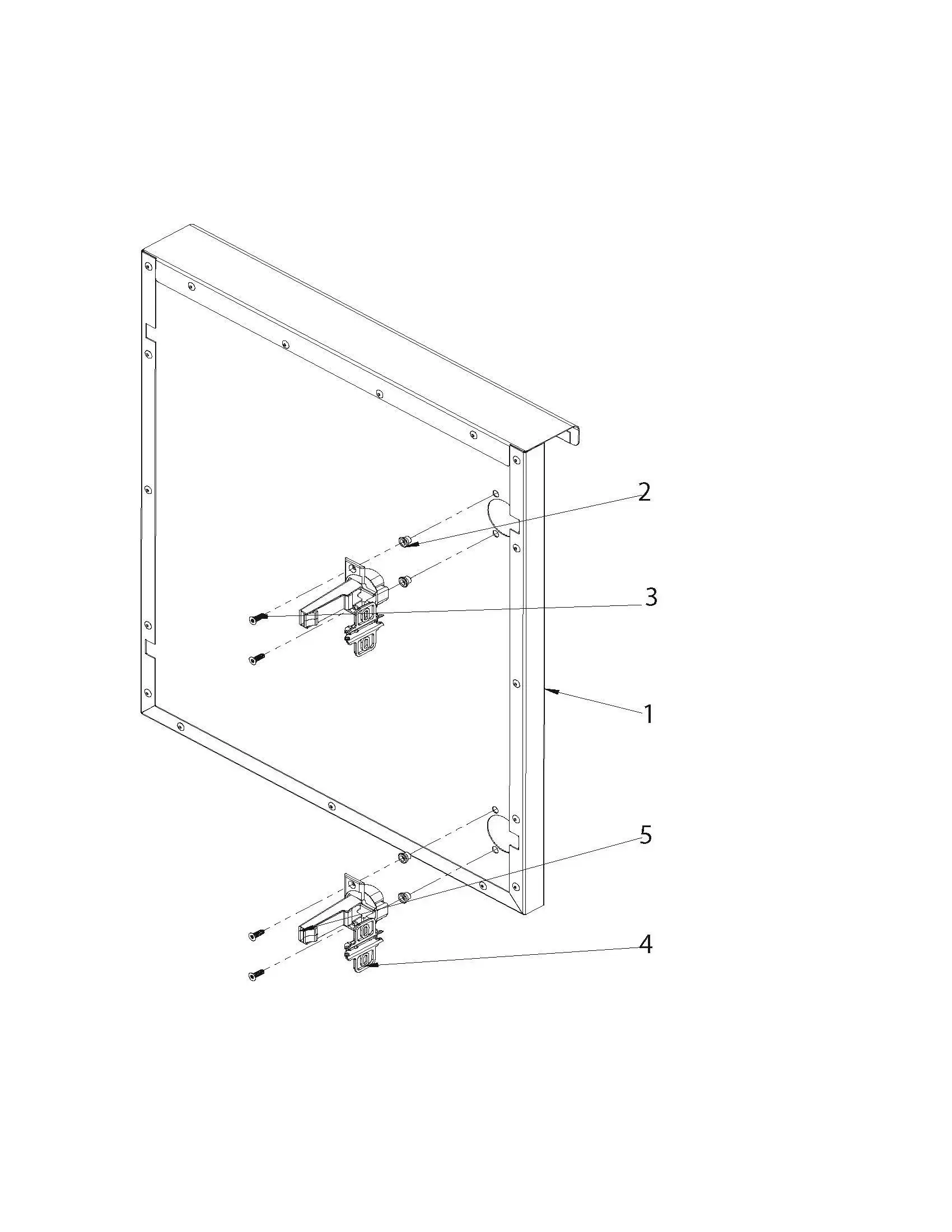 Sedona by Lynx L601PSF-01 RH Door parts diagram