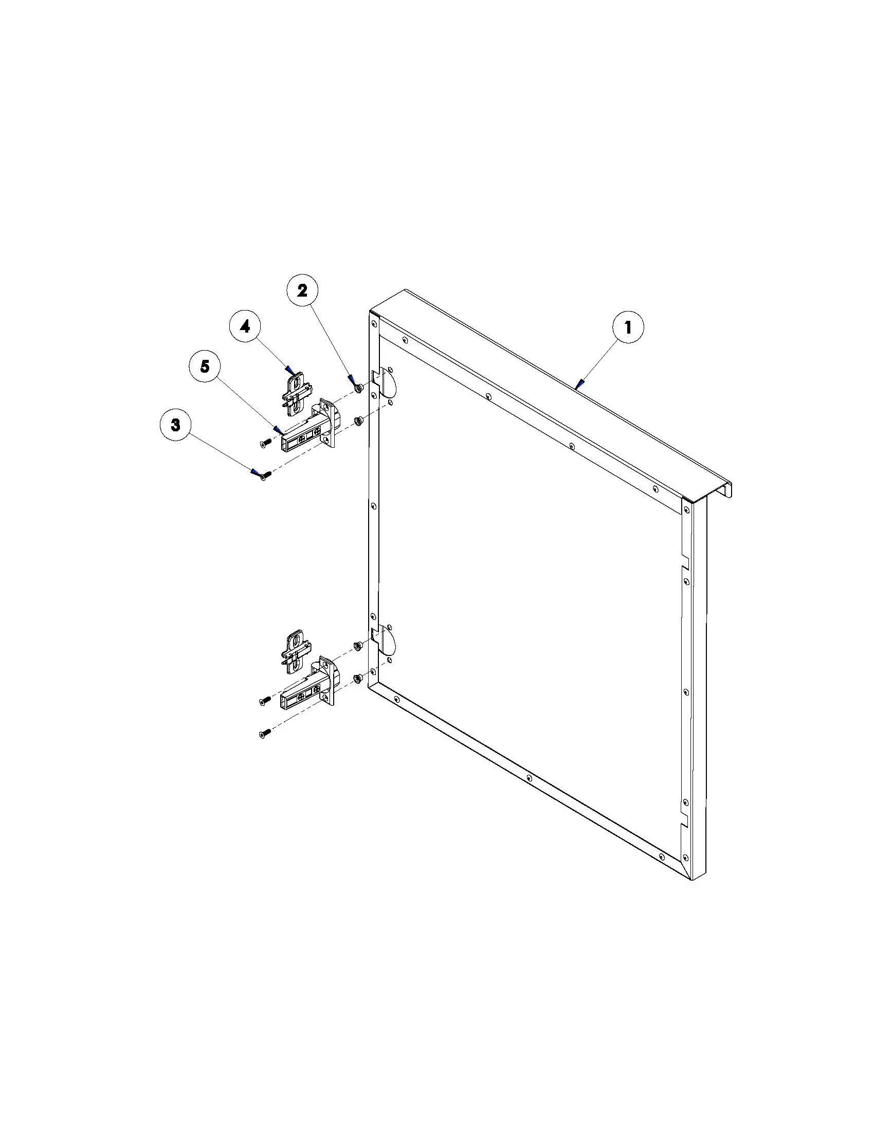 Sedona by Lynx S421CART RH Door parts diagram