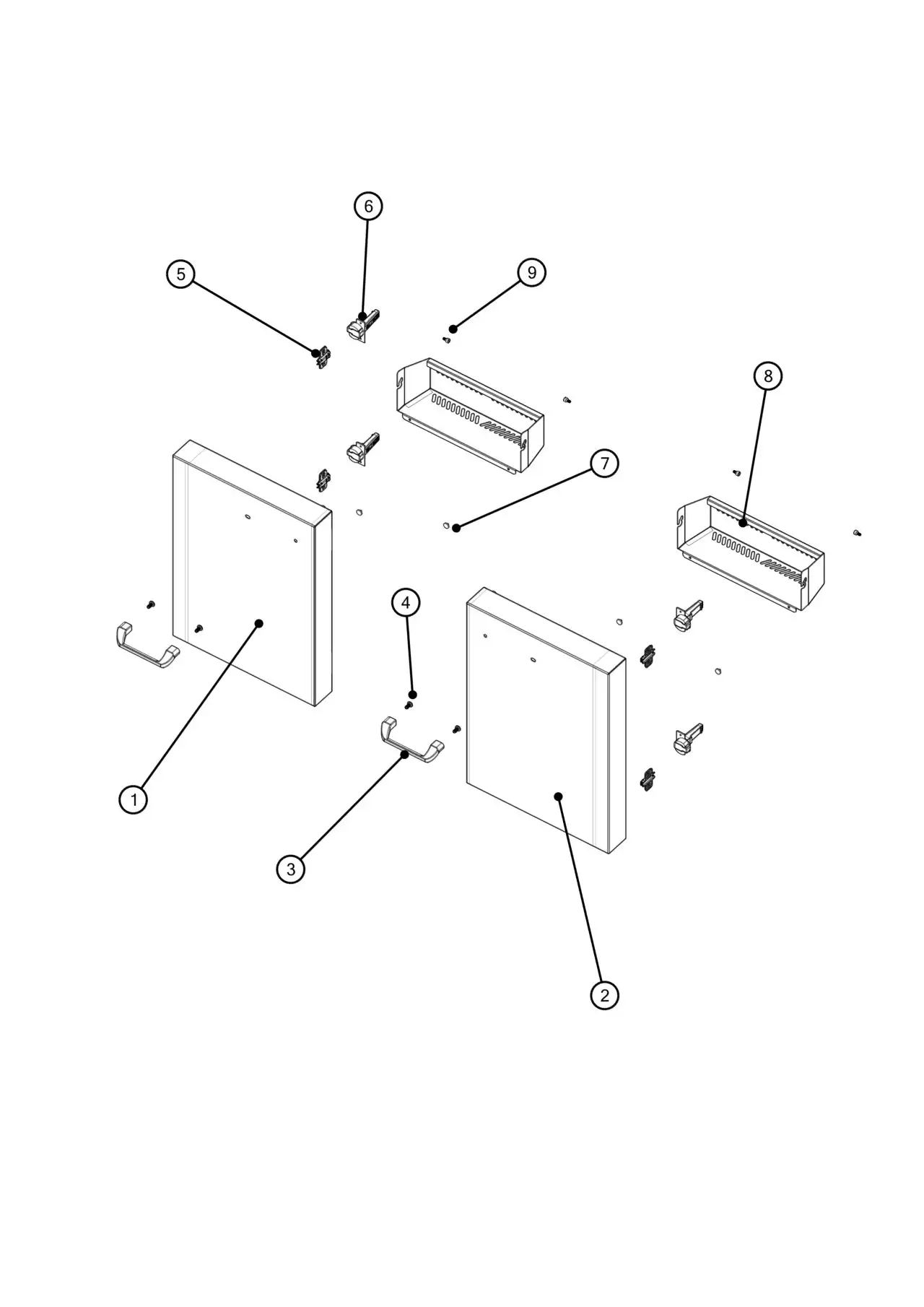 Lynx Professional L30TRF-NG03 Cart Doors parts diagram