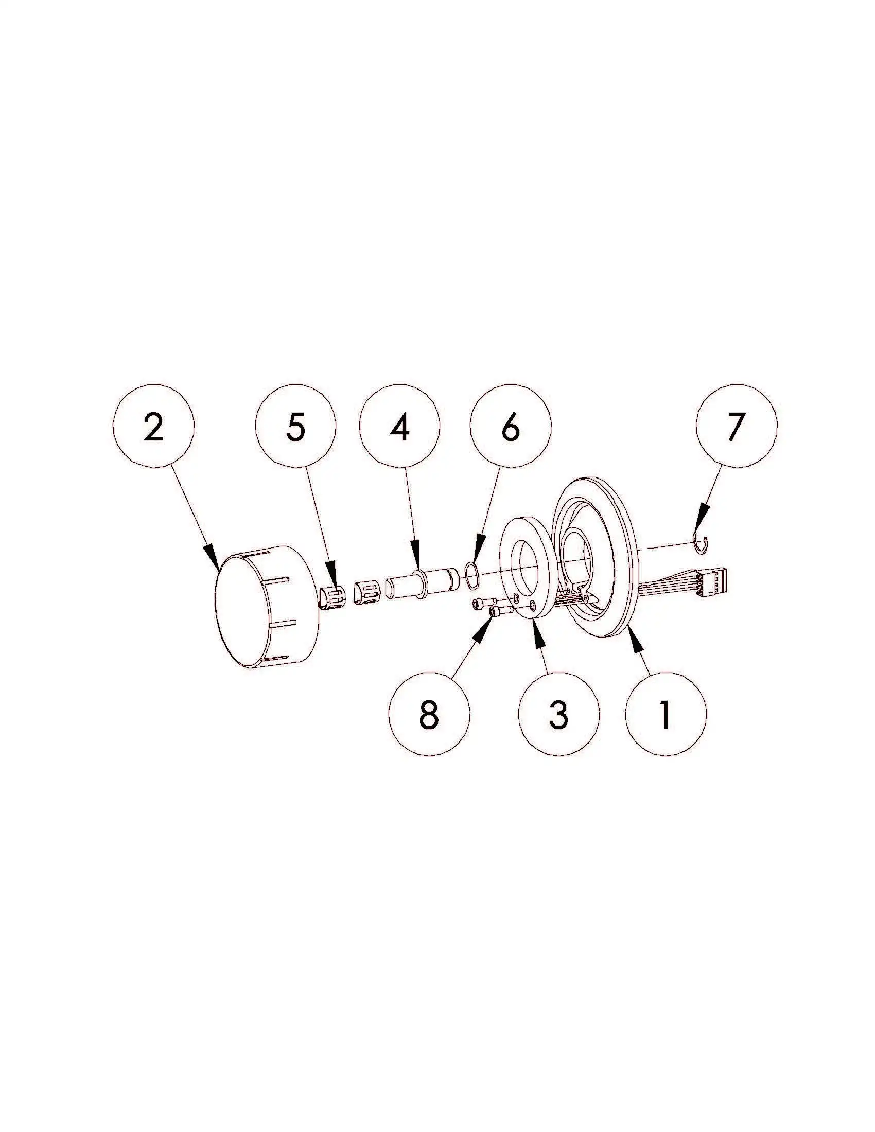 Lynx SmartGrill SMART42 Knob Assembly parts diagram