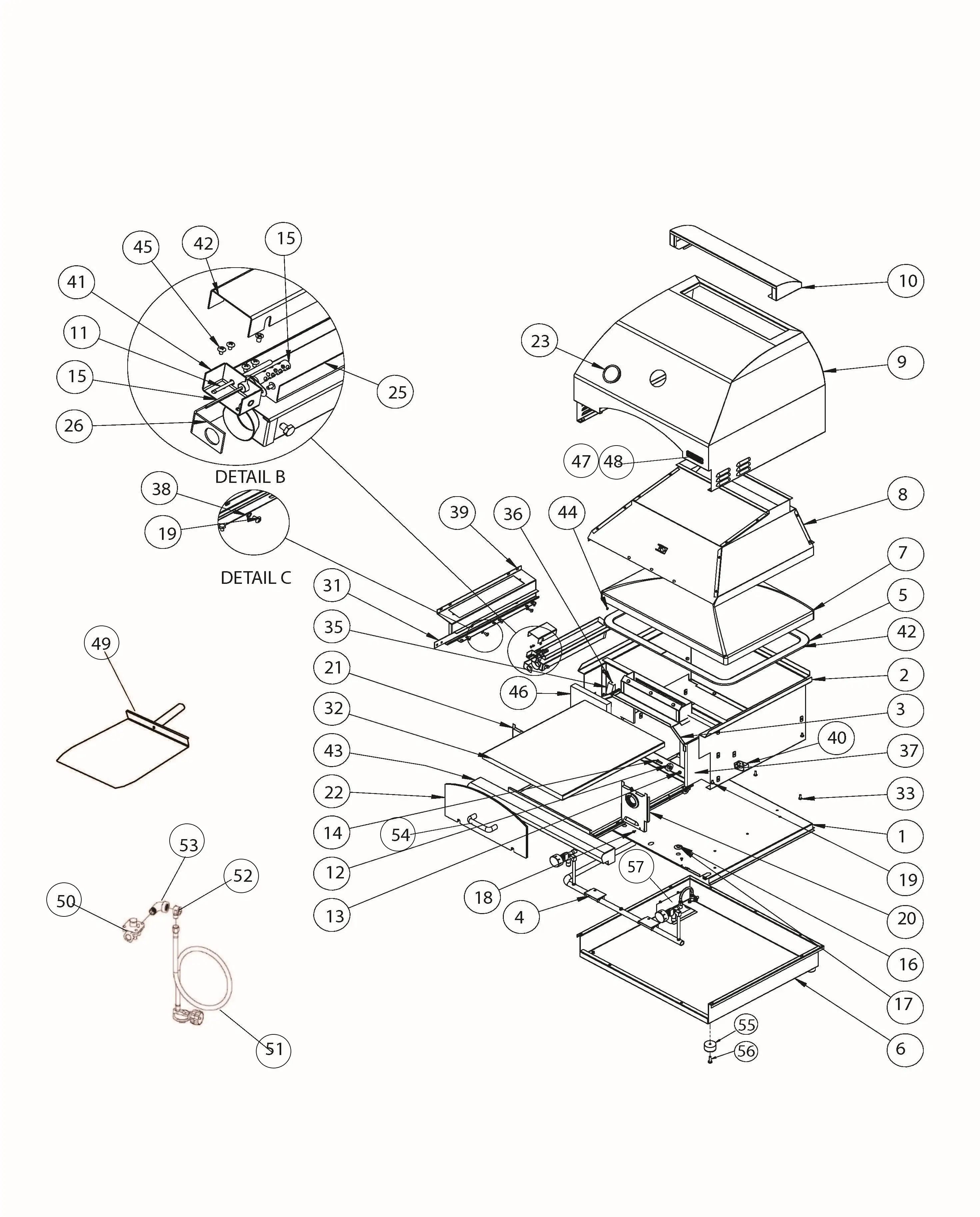 Lynx LPZA Parts Breakdown parts diagram