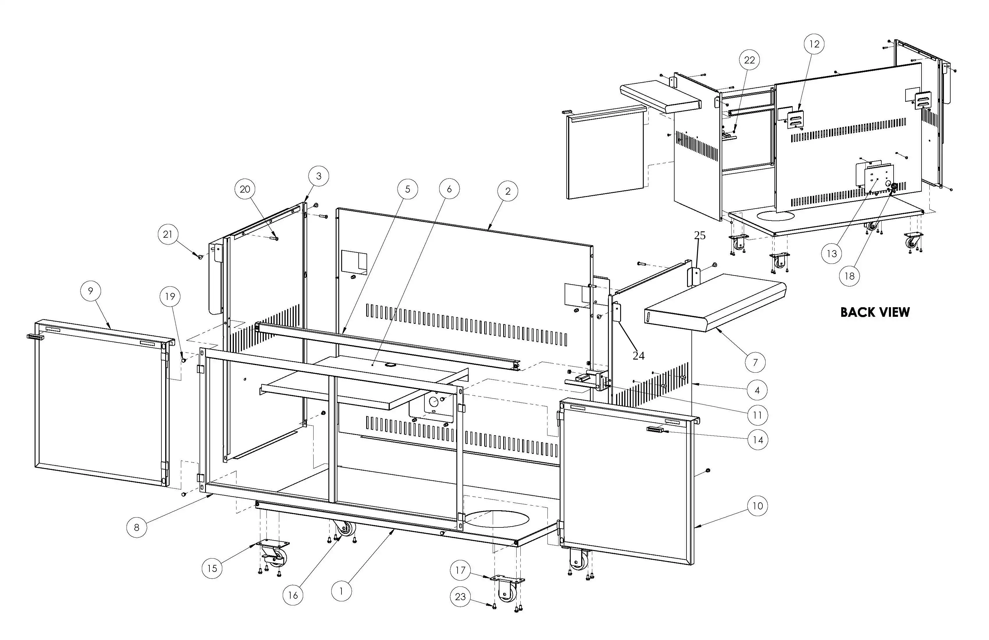 Sedona by Lynx L700F Cart parts diagram
