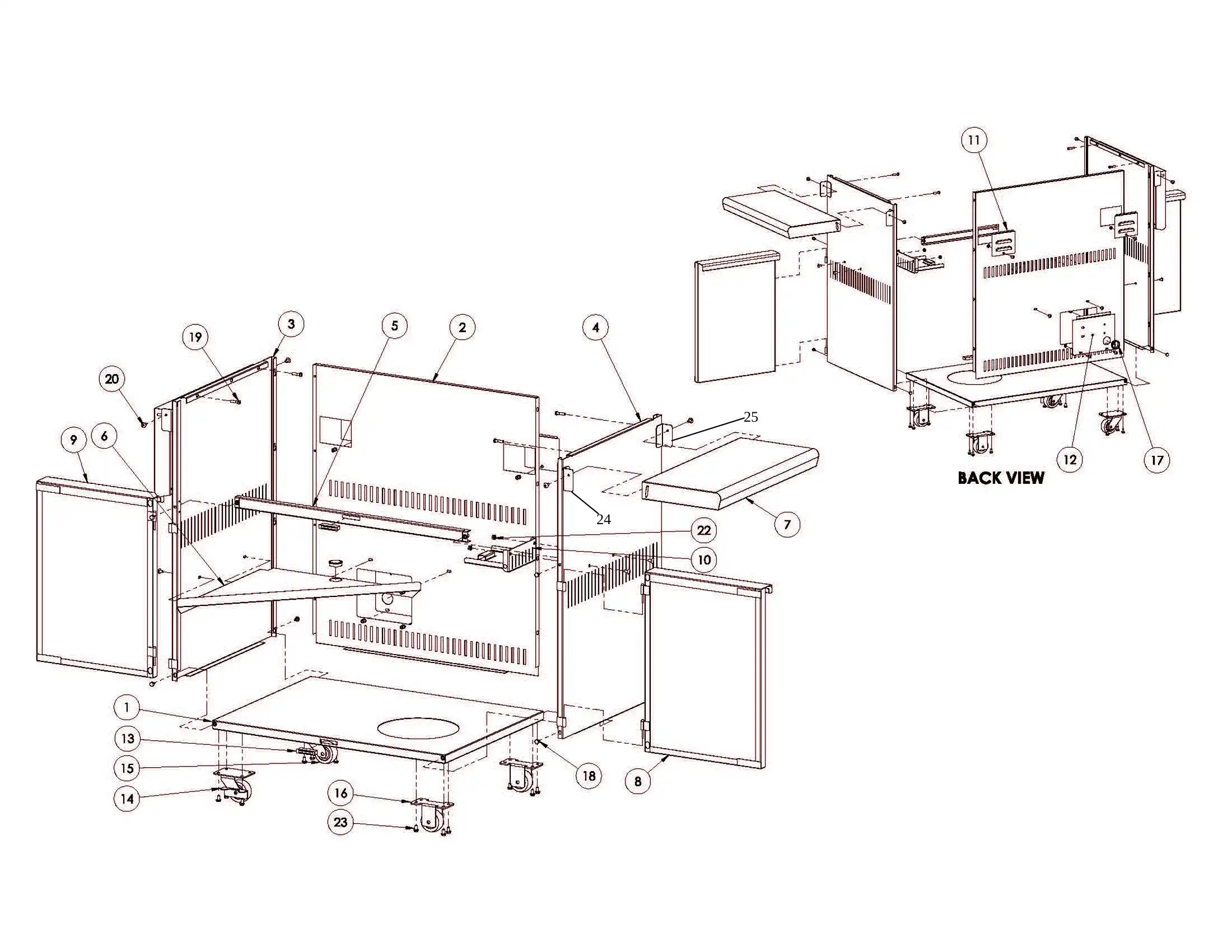 Sedona by Lynx L500F Cart parts diagram
