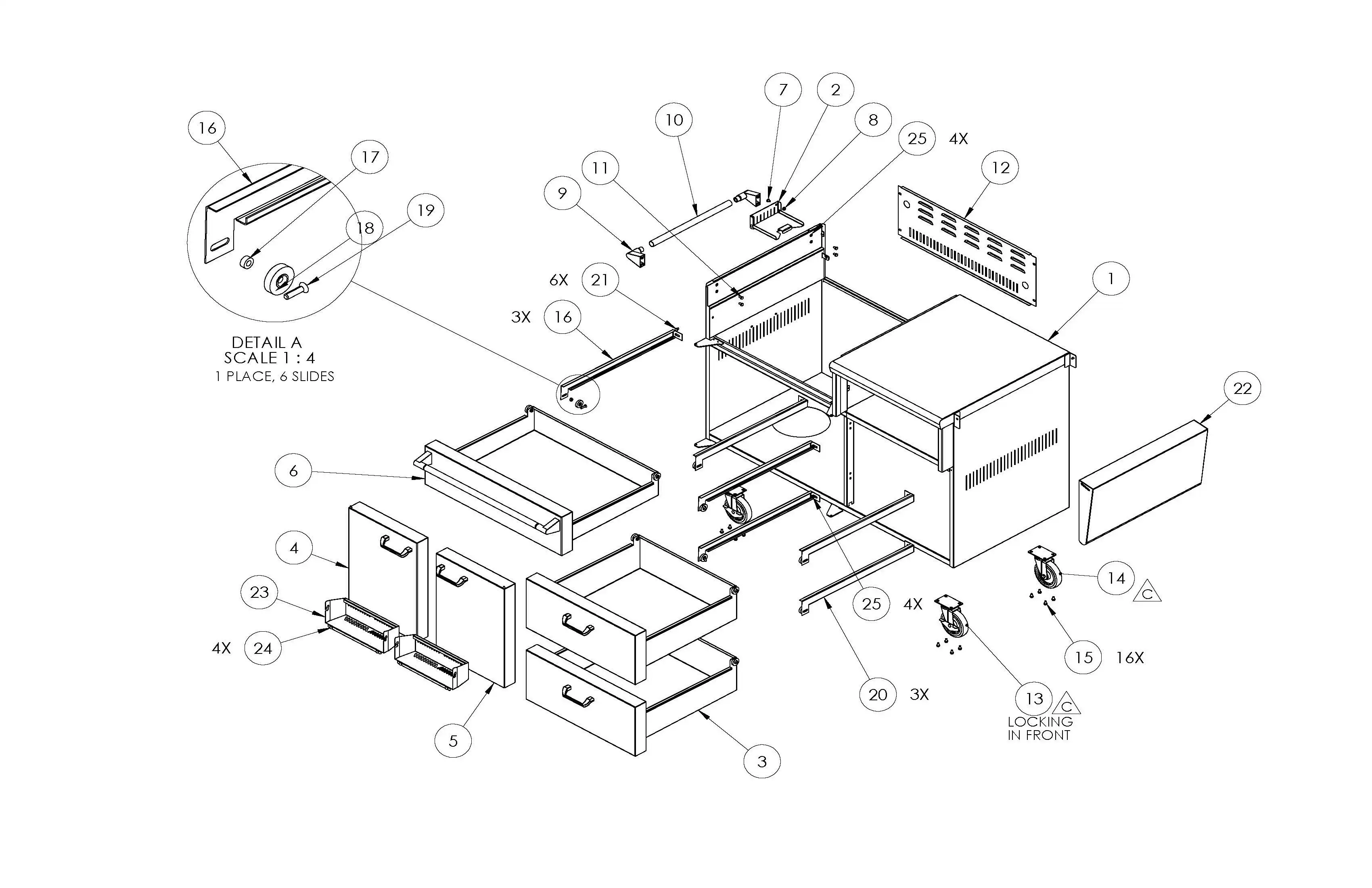 Lynx LPZAF Cart parts diagram