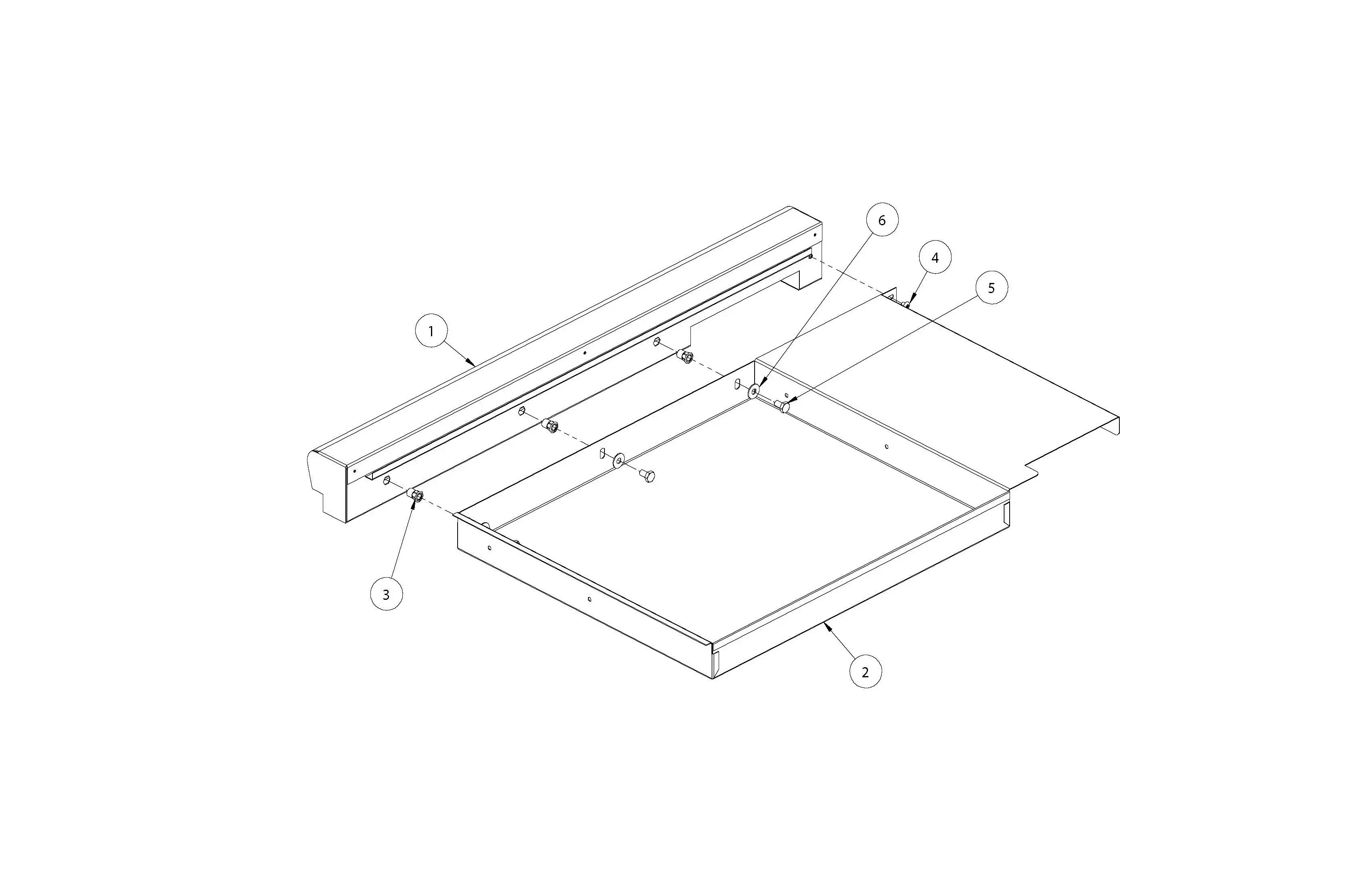 Lynx LSMKF Bullnose Assembly parts diagram