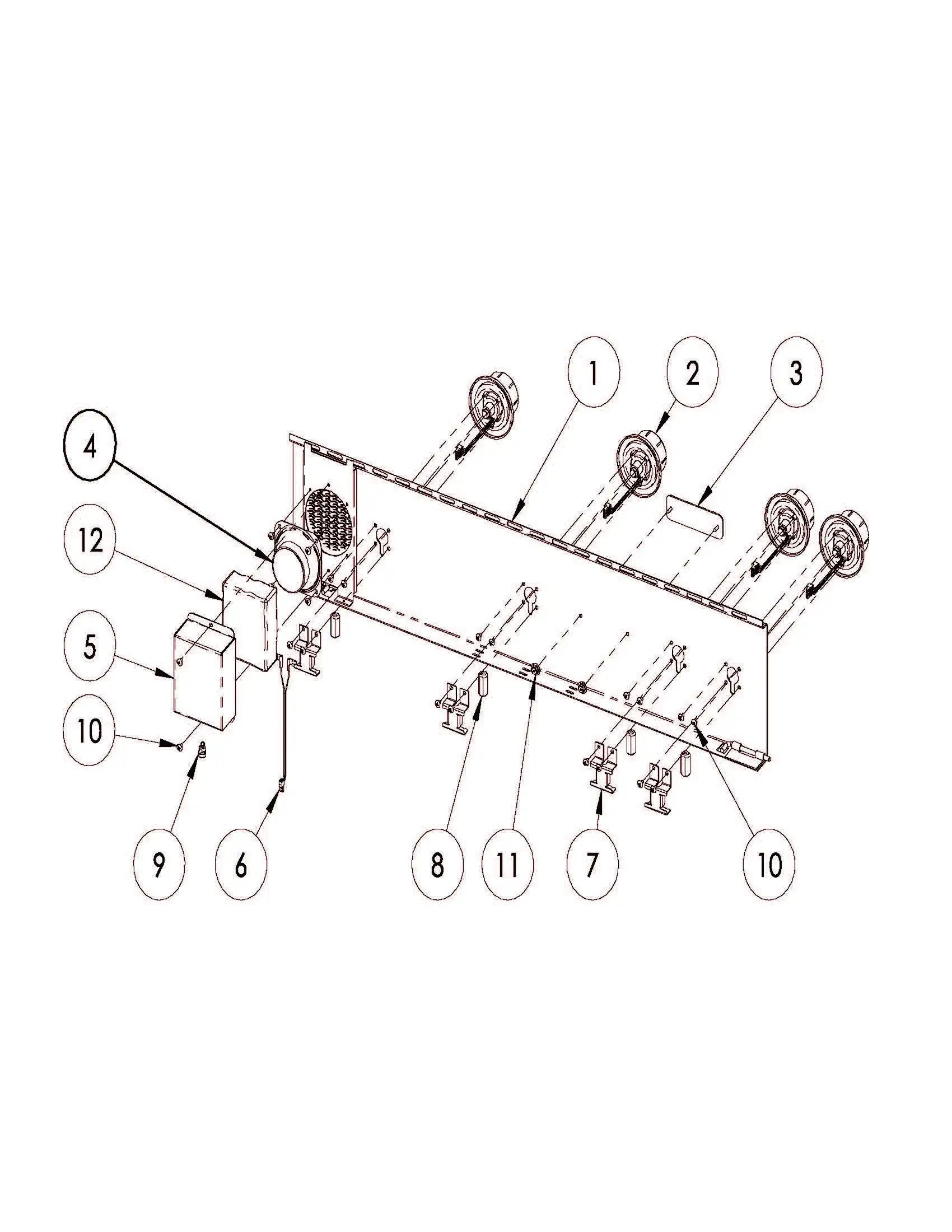 Lynx SmartGrill SMART42F Control Panel Assembly parts diagram