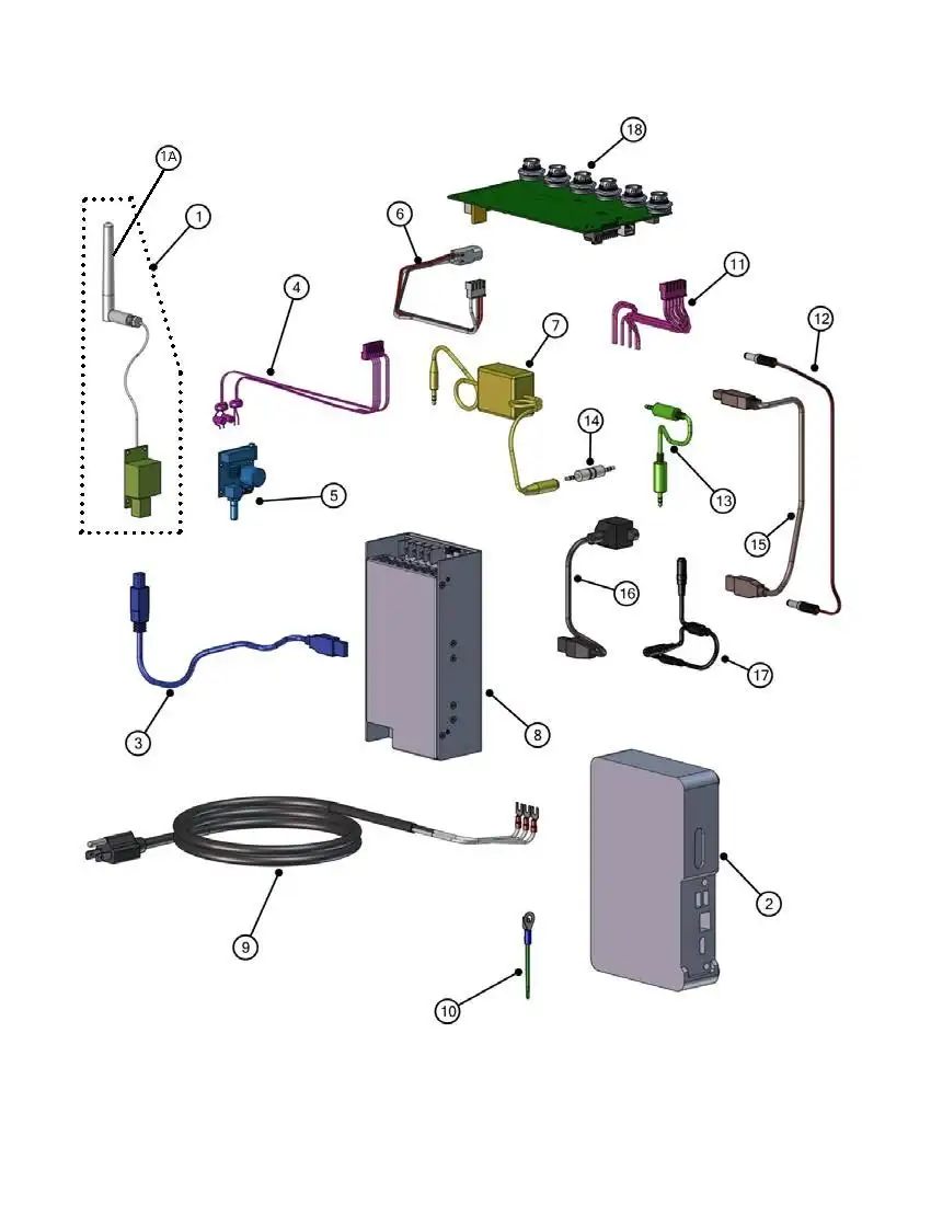 Lynx SmartGrill SMART42F Smartcpu parts diagram