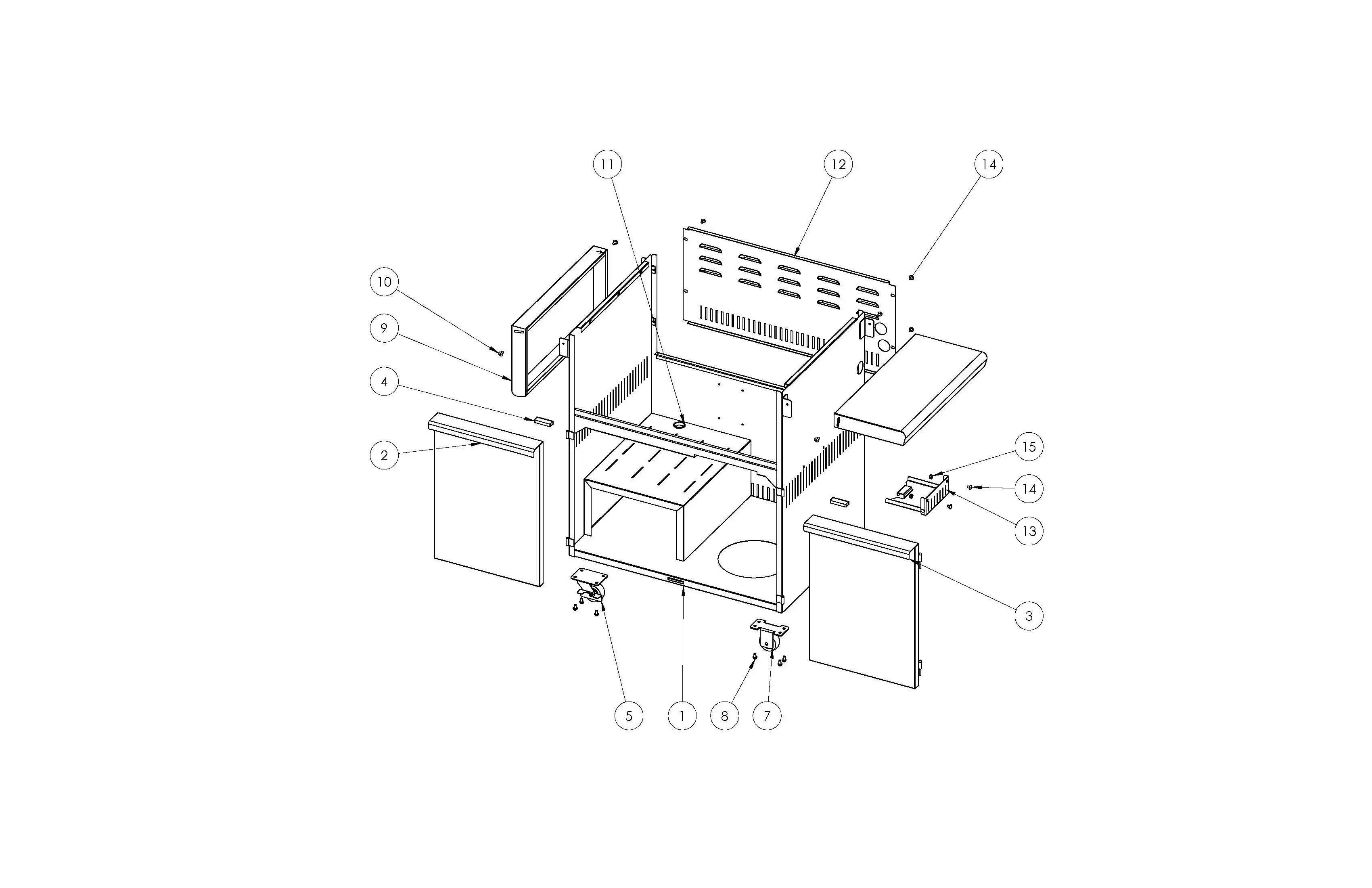 Sedona by Lynx S30CART Chassis parts diagram