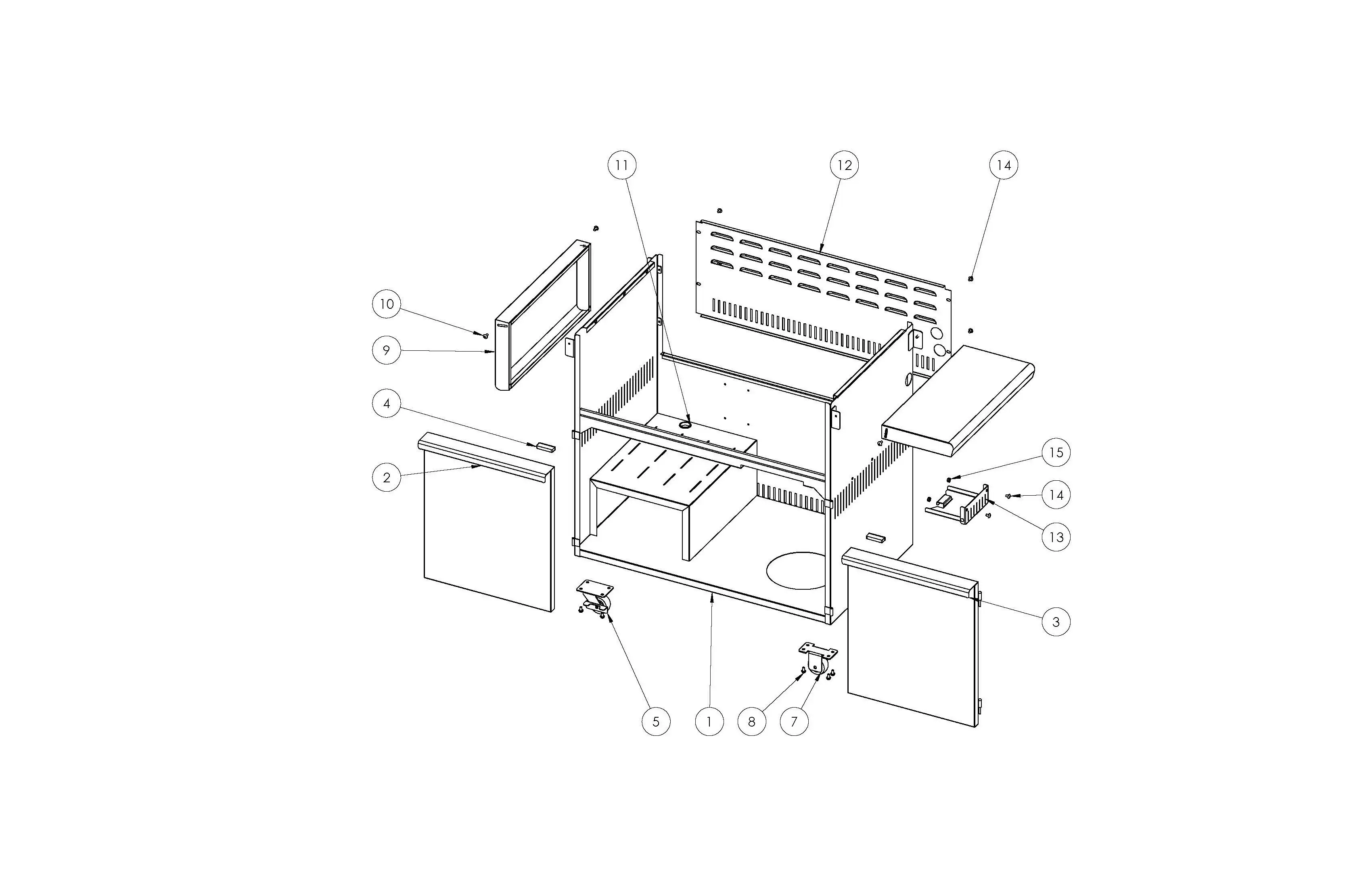 Sedona by Lynx S36CART Chassis parts diagram