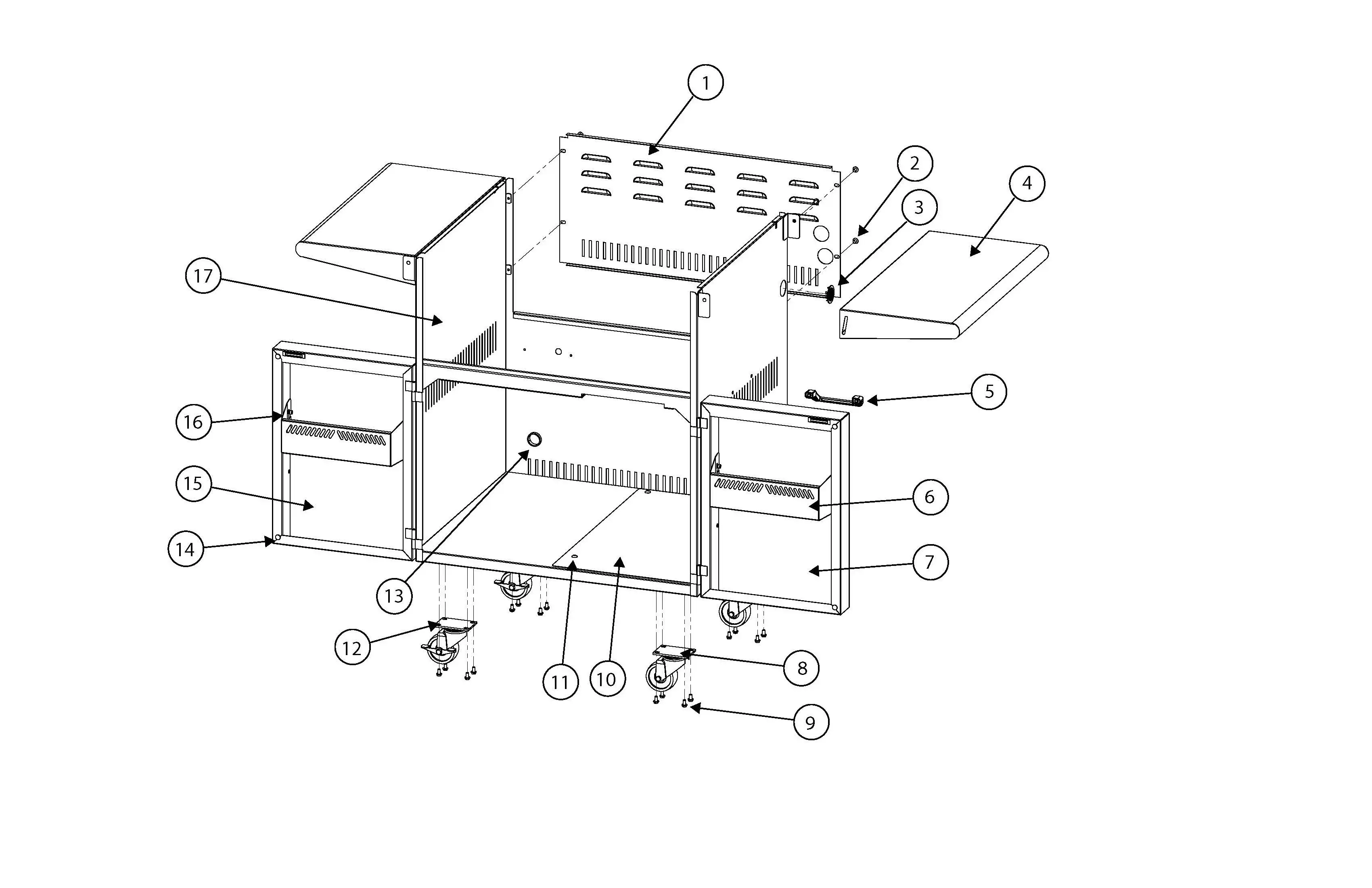 Lynx Professional L30FR-1 Series L (2010) Chassis parts diagram