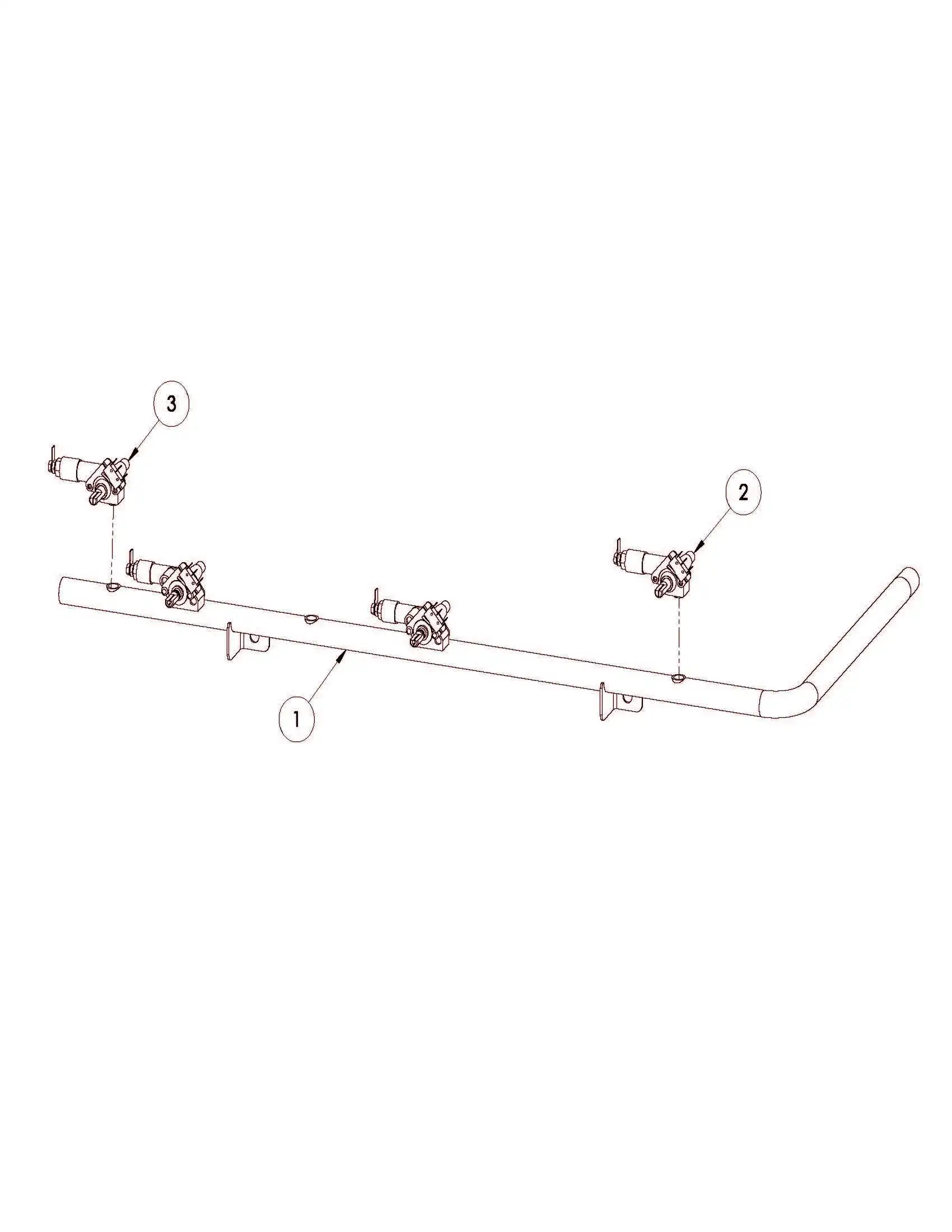 Lynx Professional LF36ATRF Manifold parts diagram