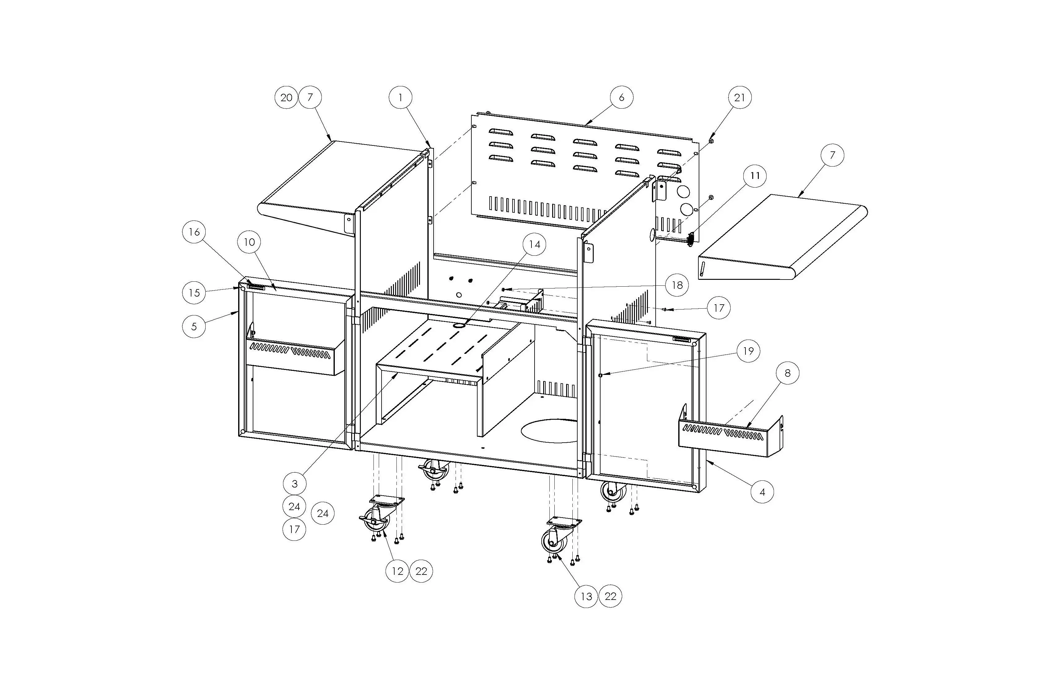 Lynx Professional L27F-2 Series N (2012-2013) Cart parts diagram