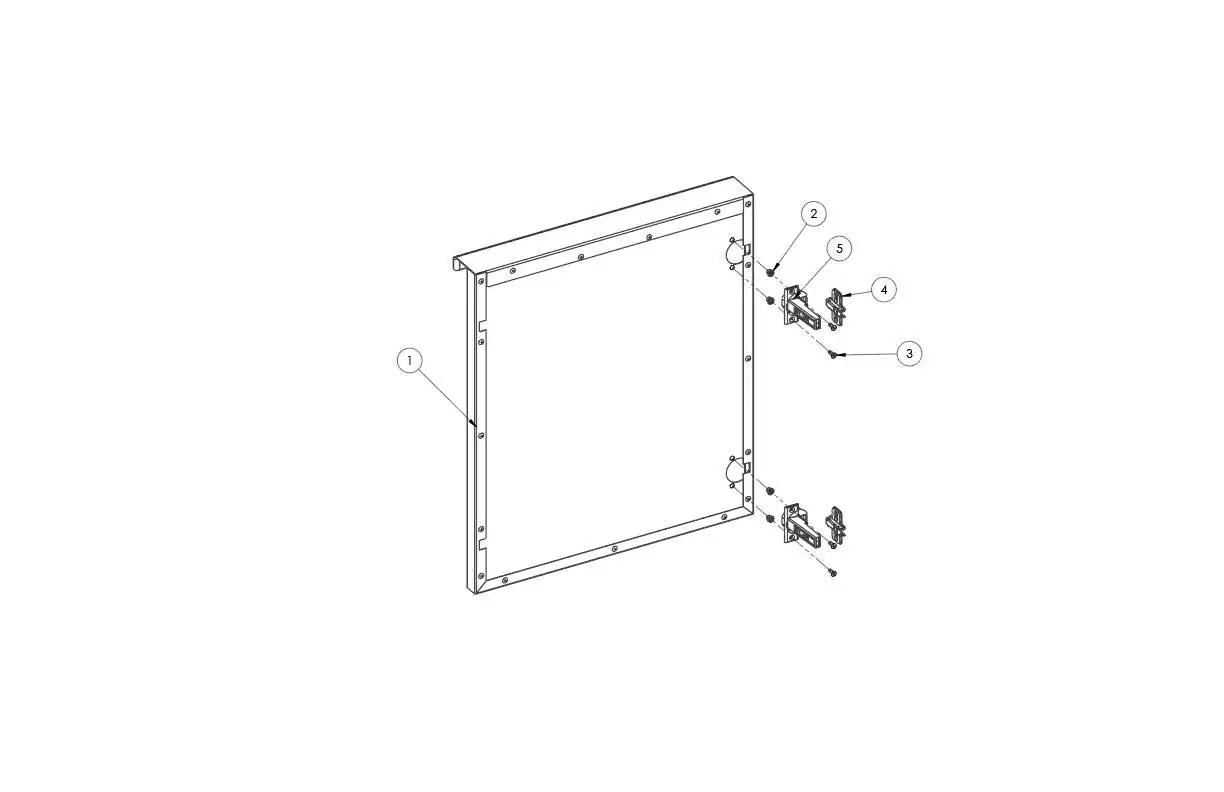 Sedona by Lynx L600F-01 LH Door parts diagram