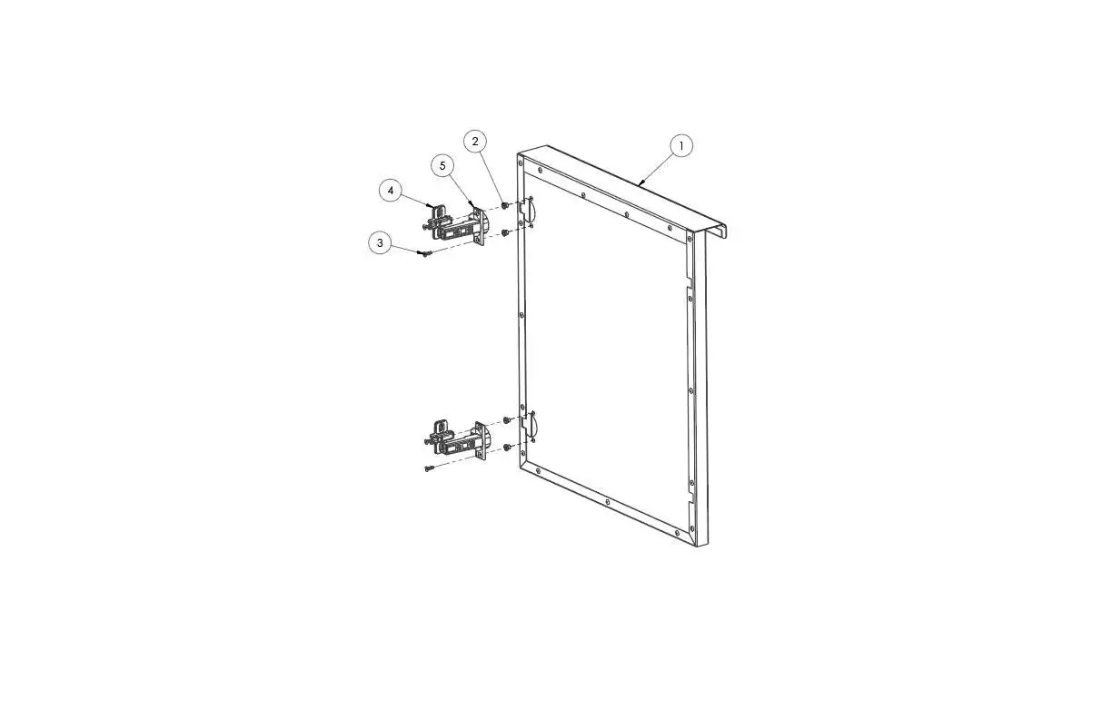 Sedona by Lynx L600FR-01 RH Door parts diagram