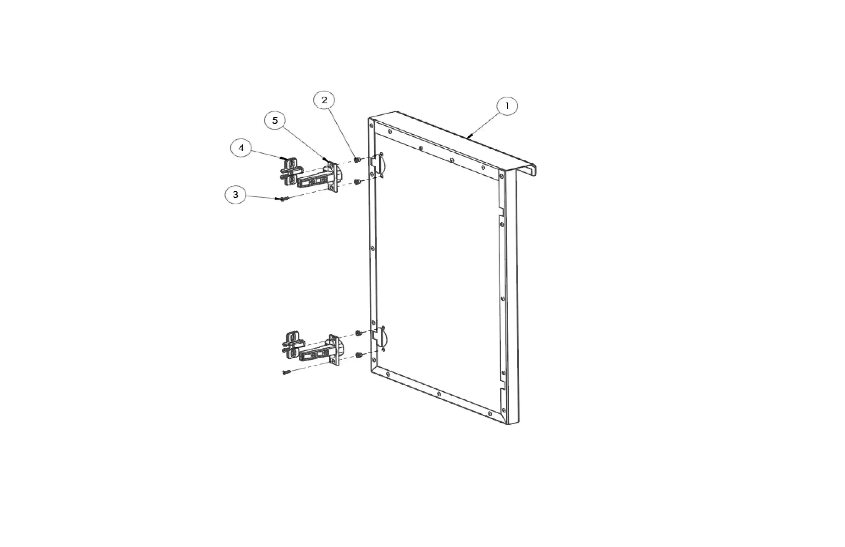 Sedona by Lynx L500PSFR-01 RH Door parts diagram