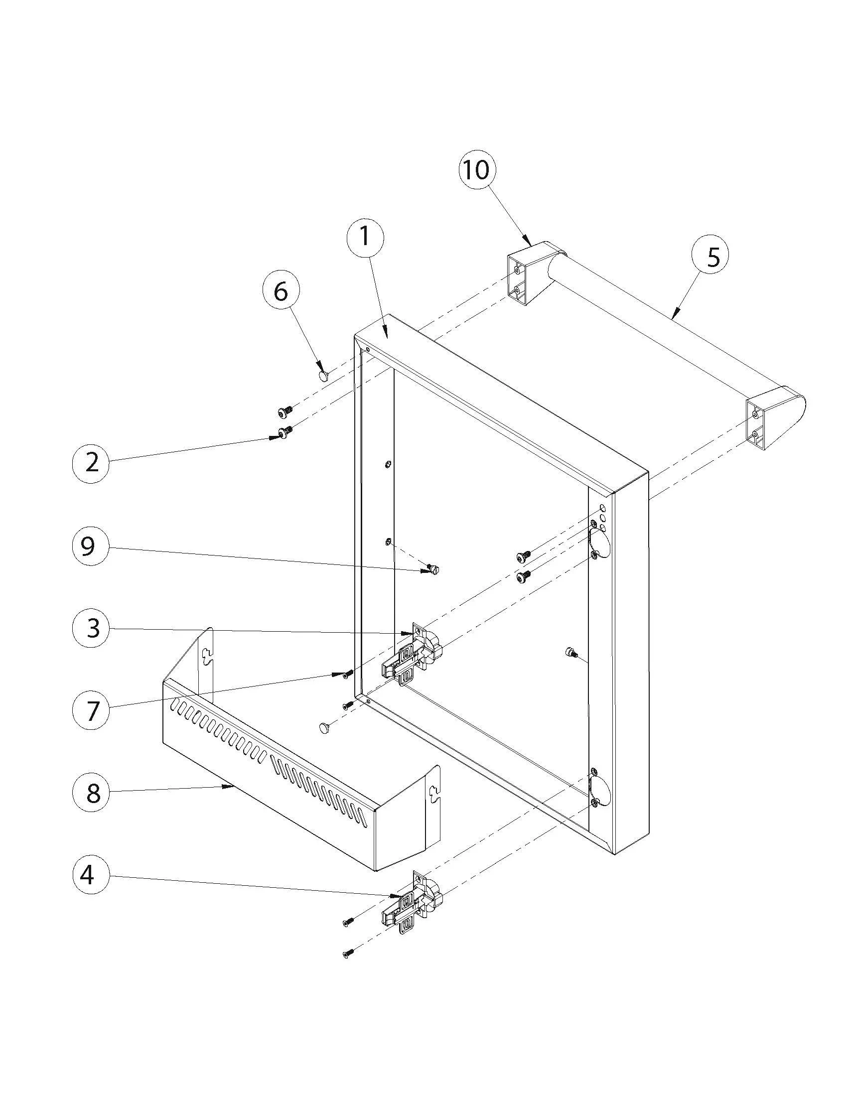 Viking EVQGFS5361 Grill LH Door (After 7-12-22) parts diagram