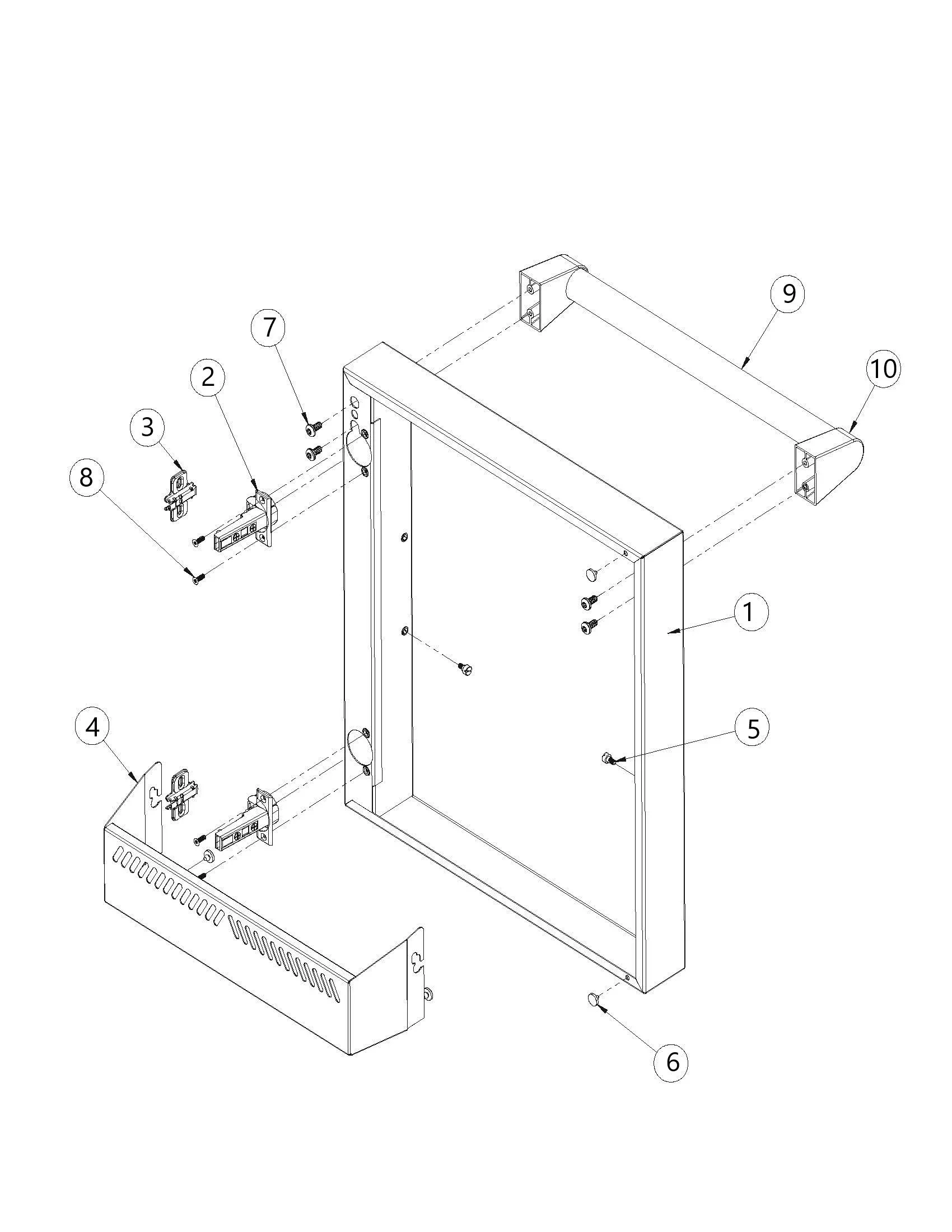 Viking EVQGFS5541 Grill RH Door (After 7-12-22) parts diagram