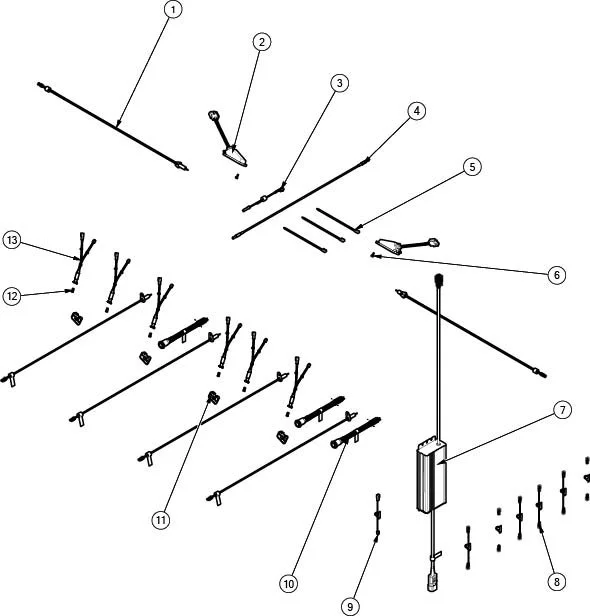 Viking JHYVGBQ55424LSS Grill Electrical parts diagram