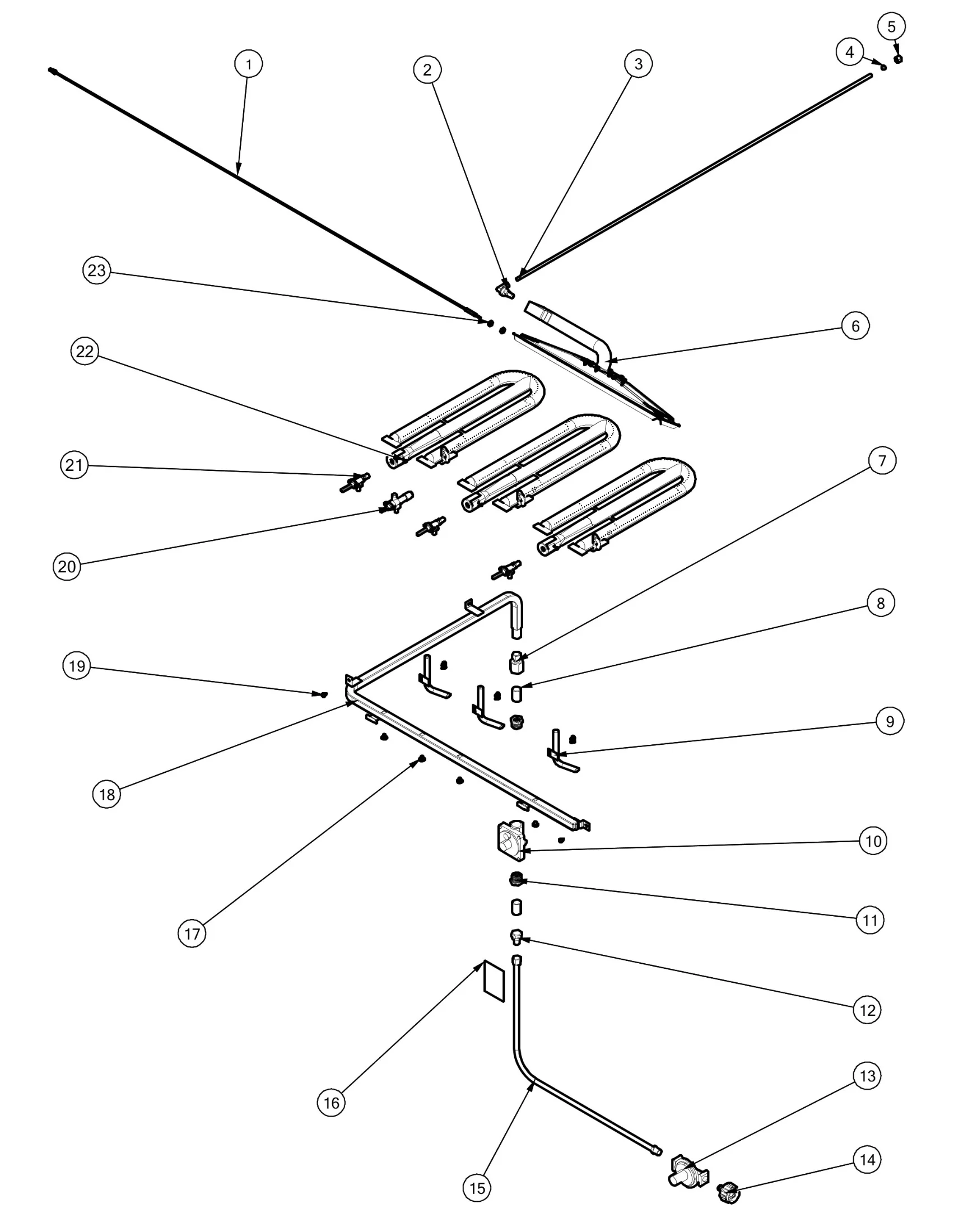 Viking JHYVGBQ53624LSS Grill Gas parts parts diagram