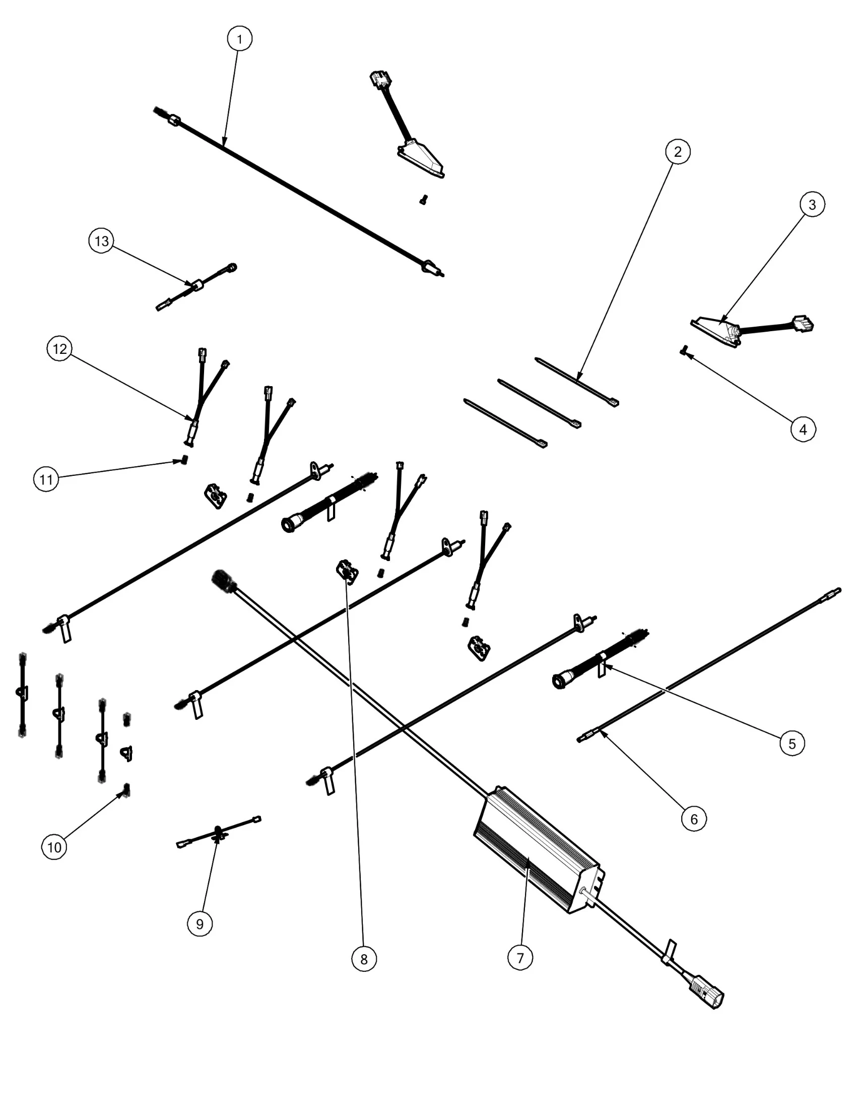 Viking JHYVGIQ54224LSS Grill Electrical parts parts diagram