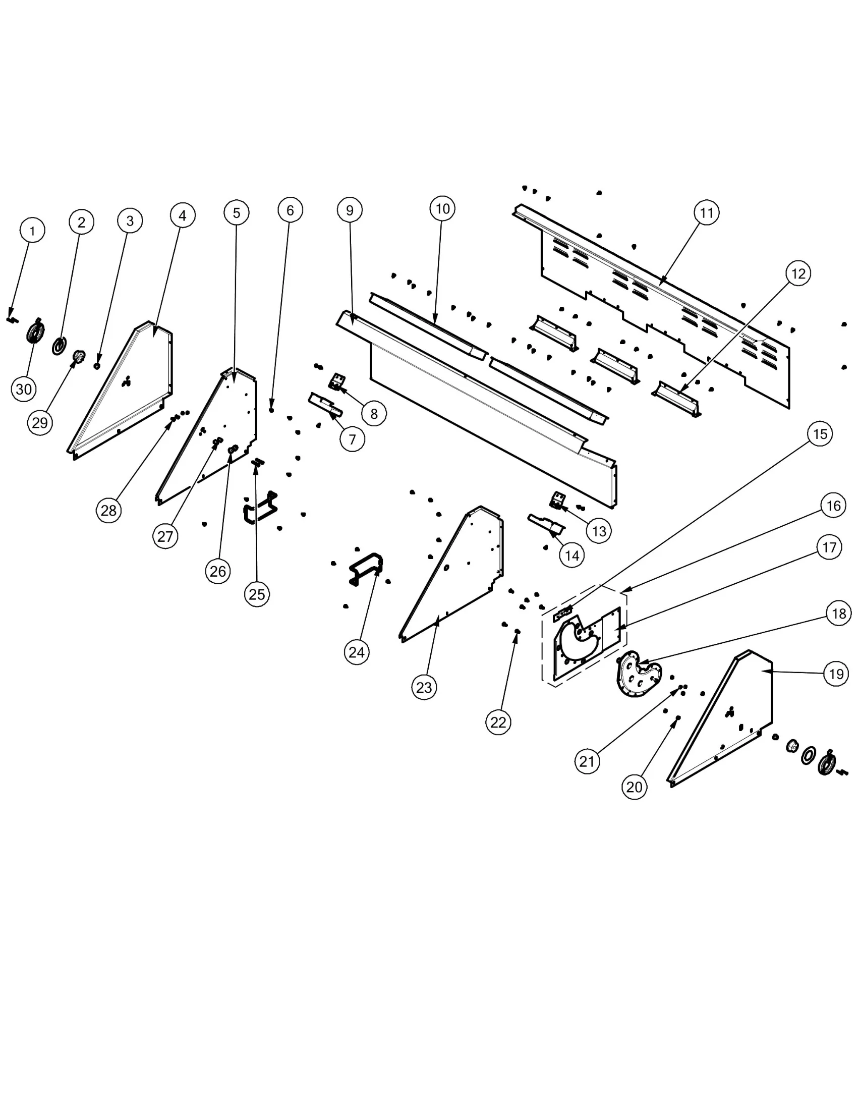 Viking JHYVGIQ55424LSS Grill Top parts parts diagram