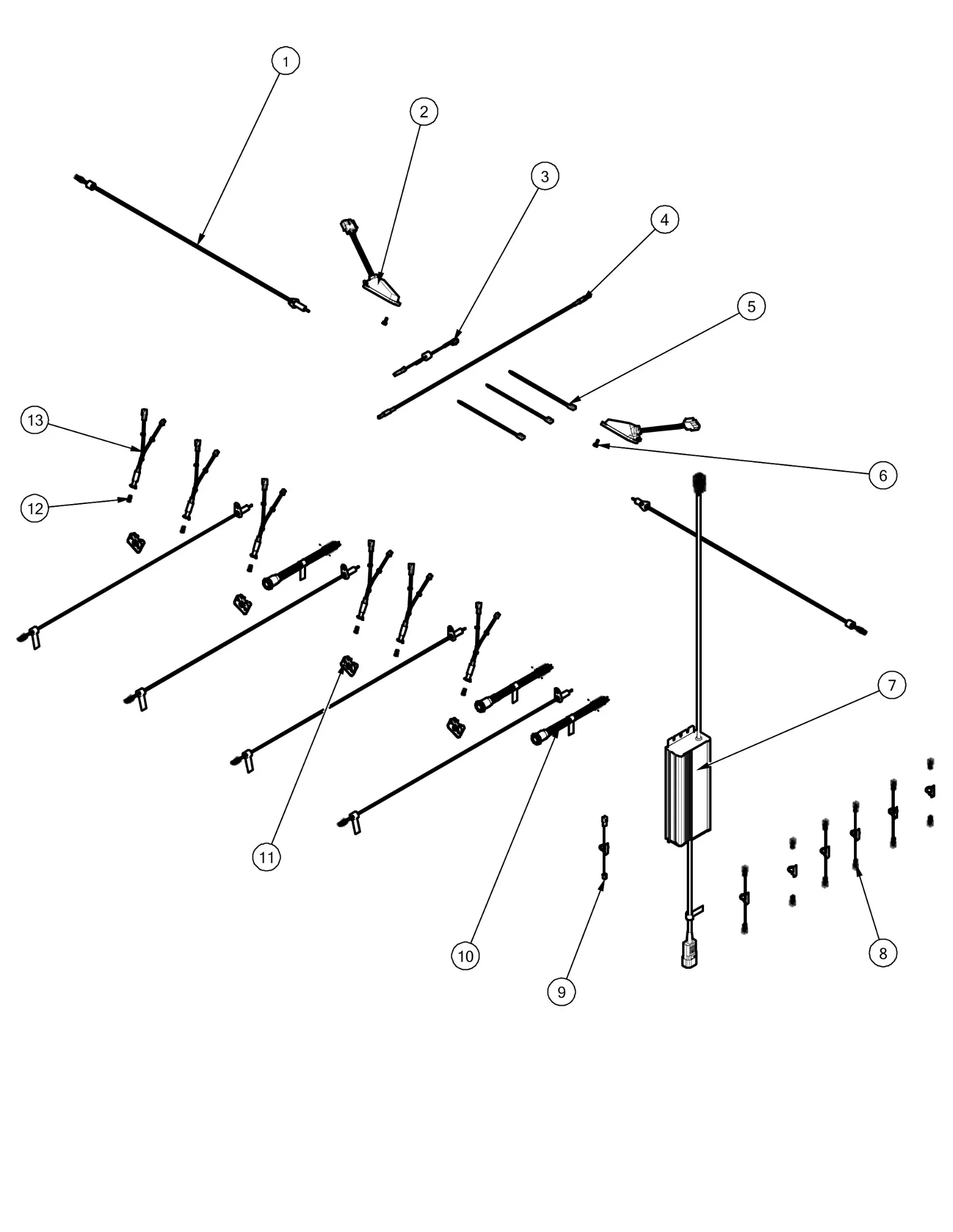 Viking JHYVGIQ55424LSS Grill Electrical parts parts diagram