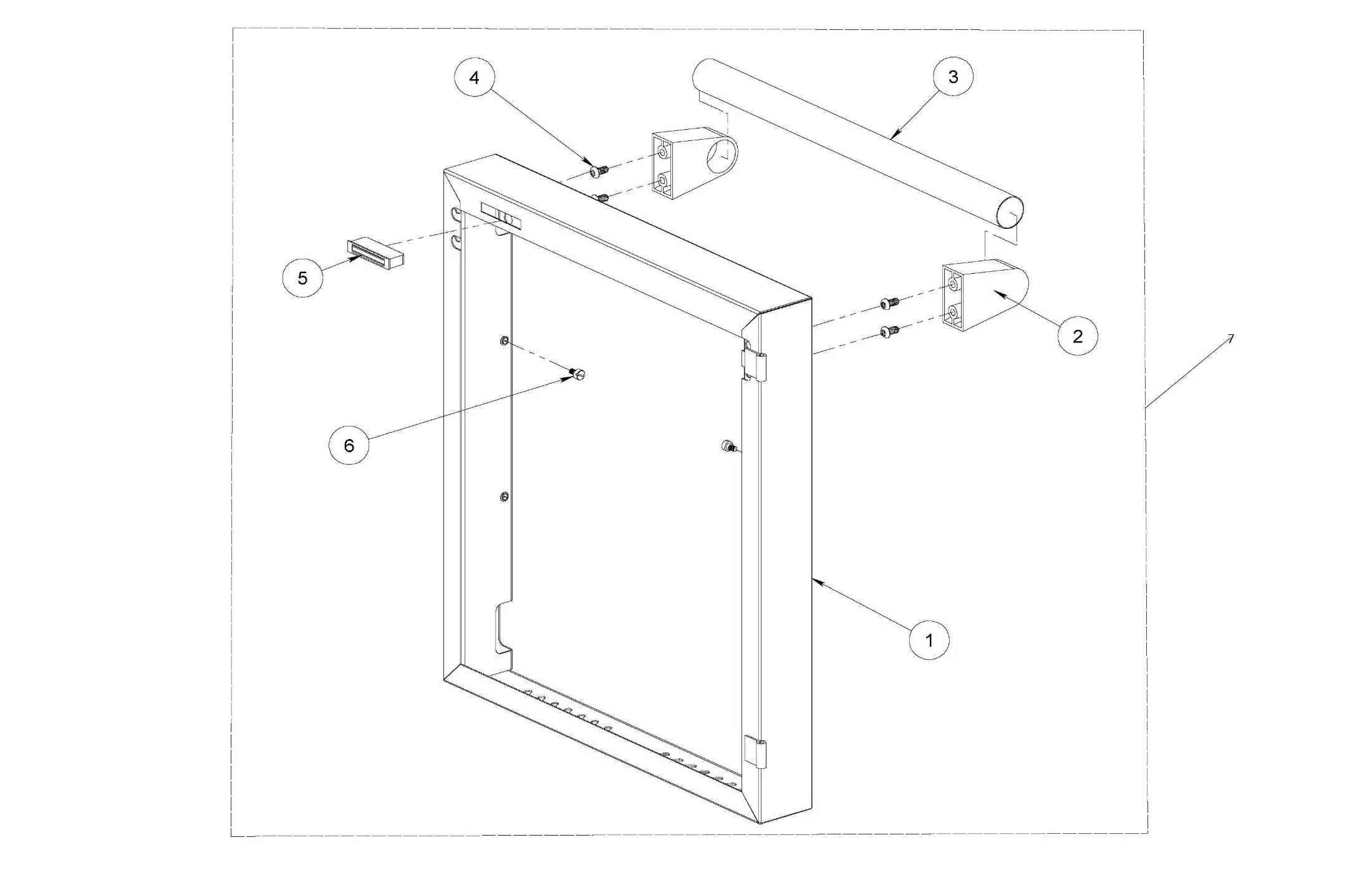 Viking VQGFS5361 Grill LH Door (Before 7-12-22) parts diagram