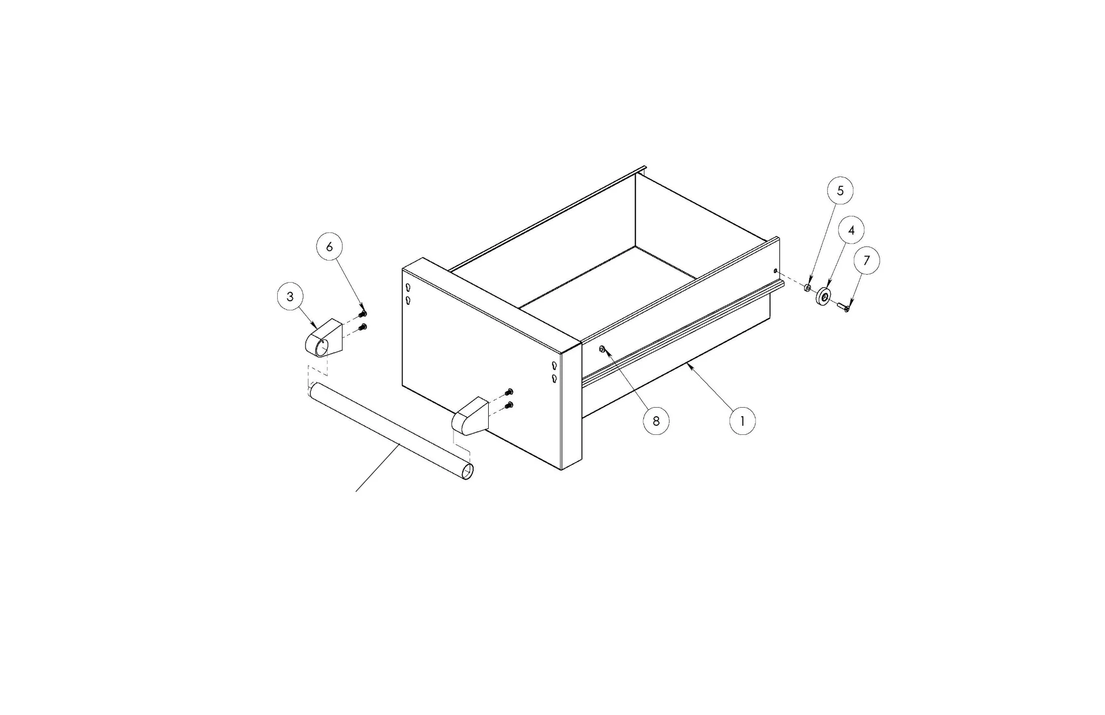 Viking VQGFS5541 Grill Lower Drawer (BEFORE 7-12-22) parts diagram