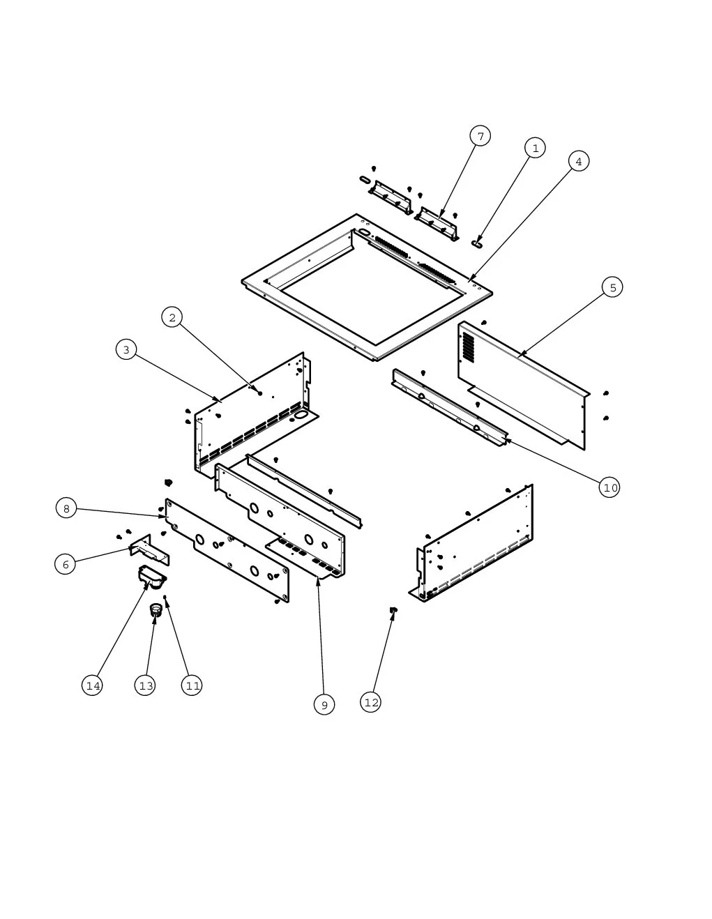 Viking VGBQ13002 Grill Base parts diagram