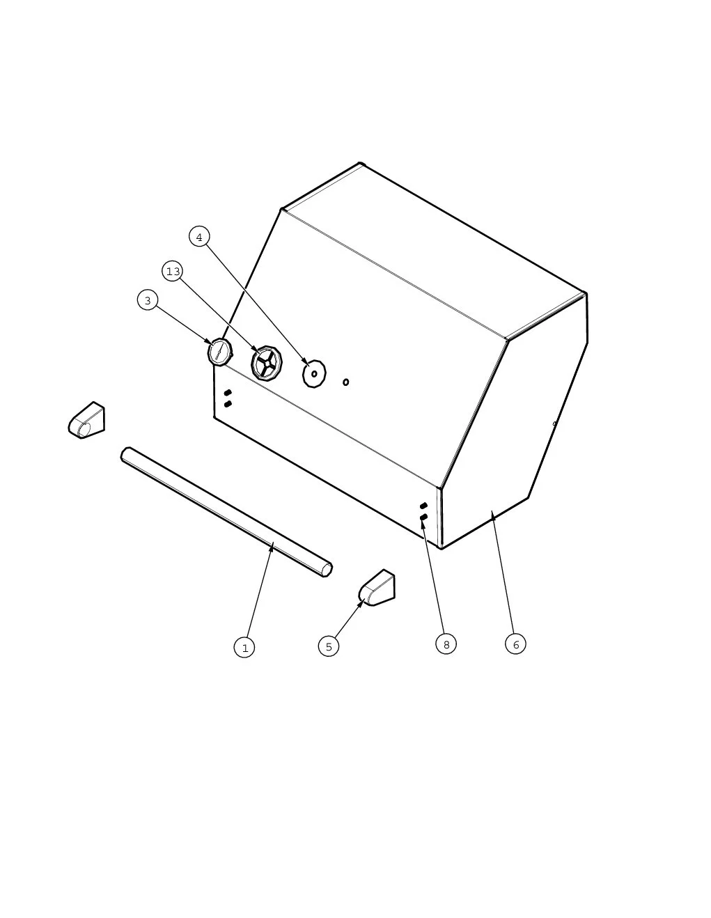 Viking VGBQ13002 Grill Canopy parts diagram