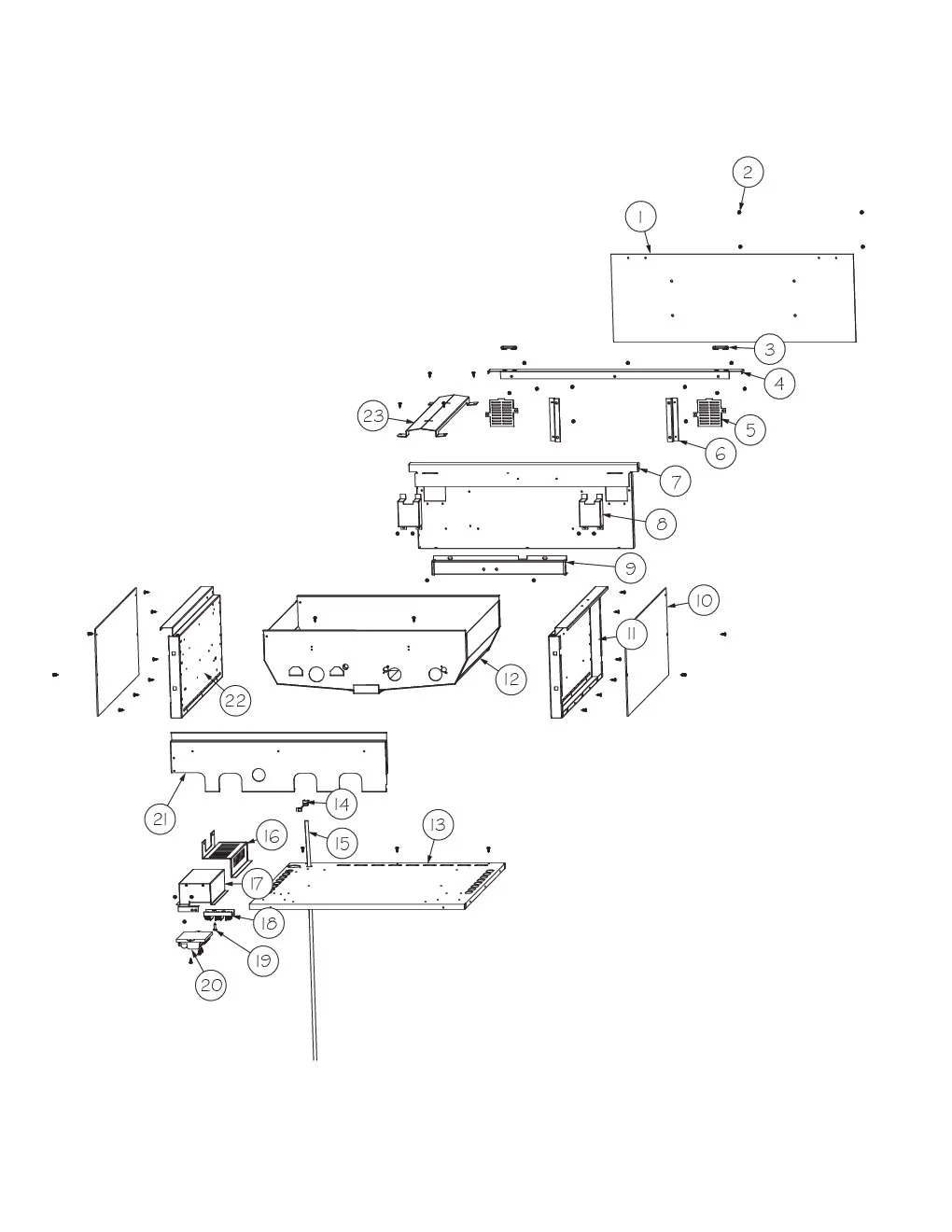 Viking VGBQ3002RE1 Grill Burner Box Area parts diagram