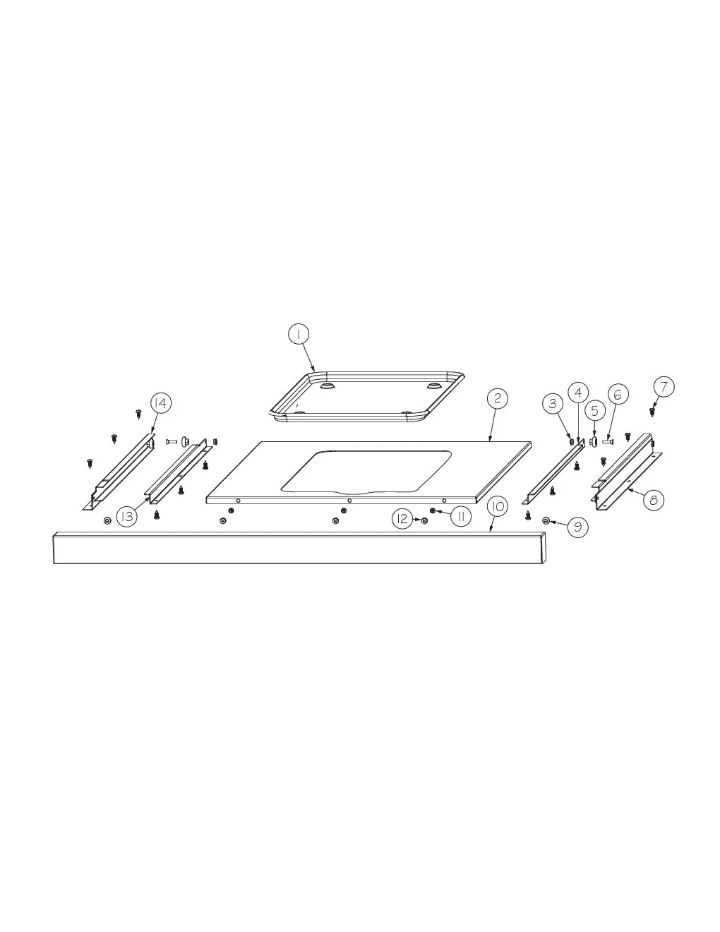 Viking VGBQ3002RE1 Grill Drip Tray parts diagram