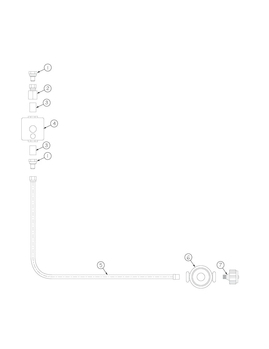 Viking VGBQ3002RE1 Grill LP Gas Regulator Assembly parts diagram