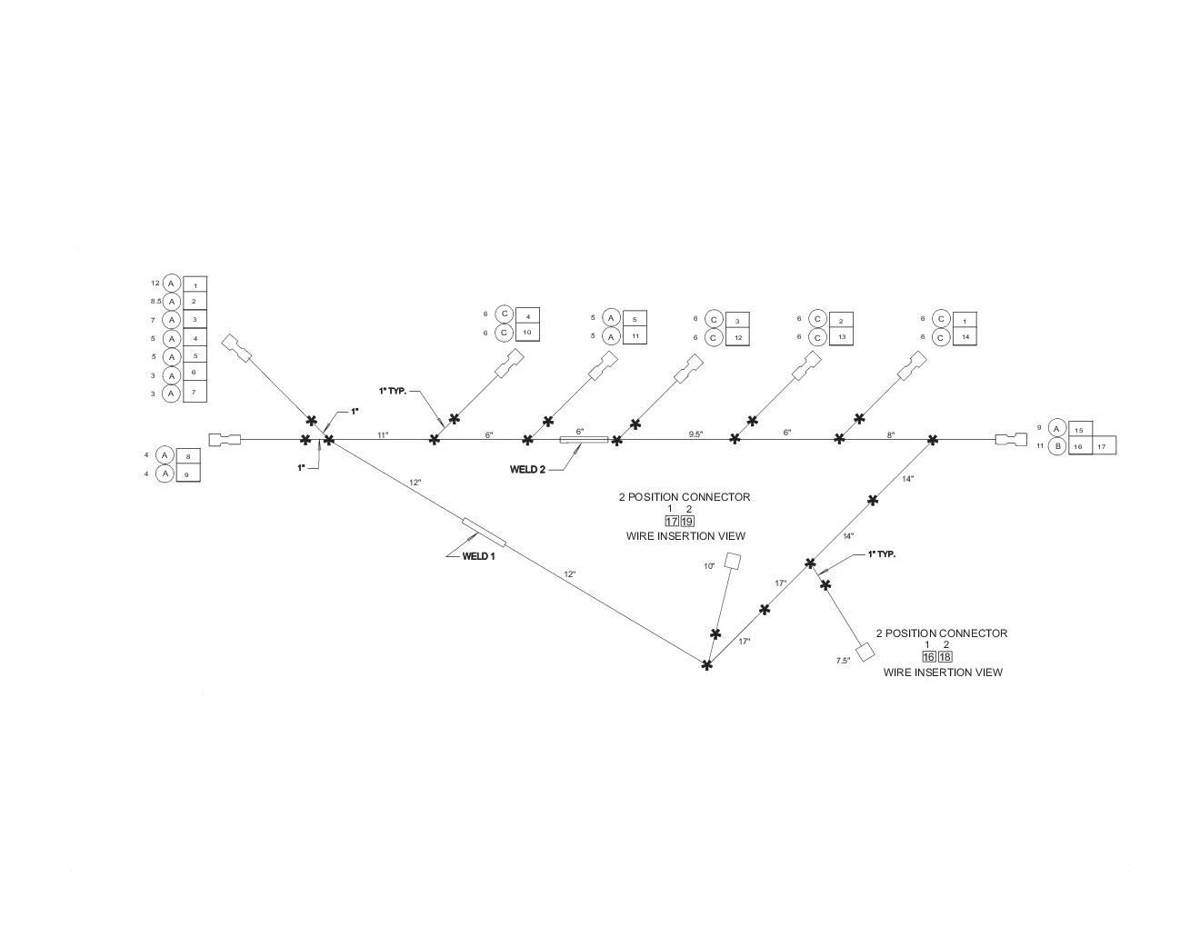 Viking VGBQ4103RE Grill Wiring parts diagram
