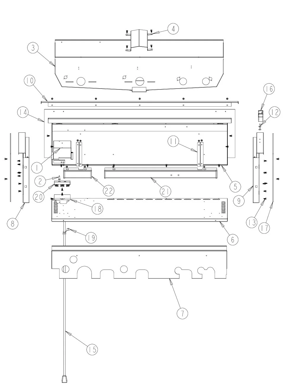 Viking VGBQ4103RE Grill Burner Box Area parts diagram