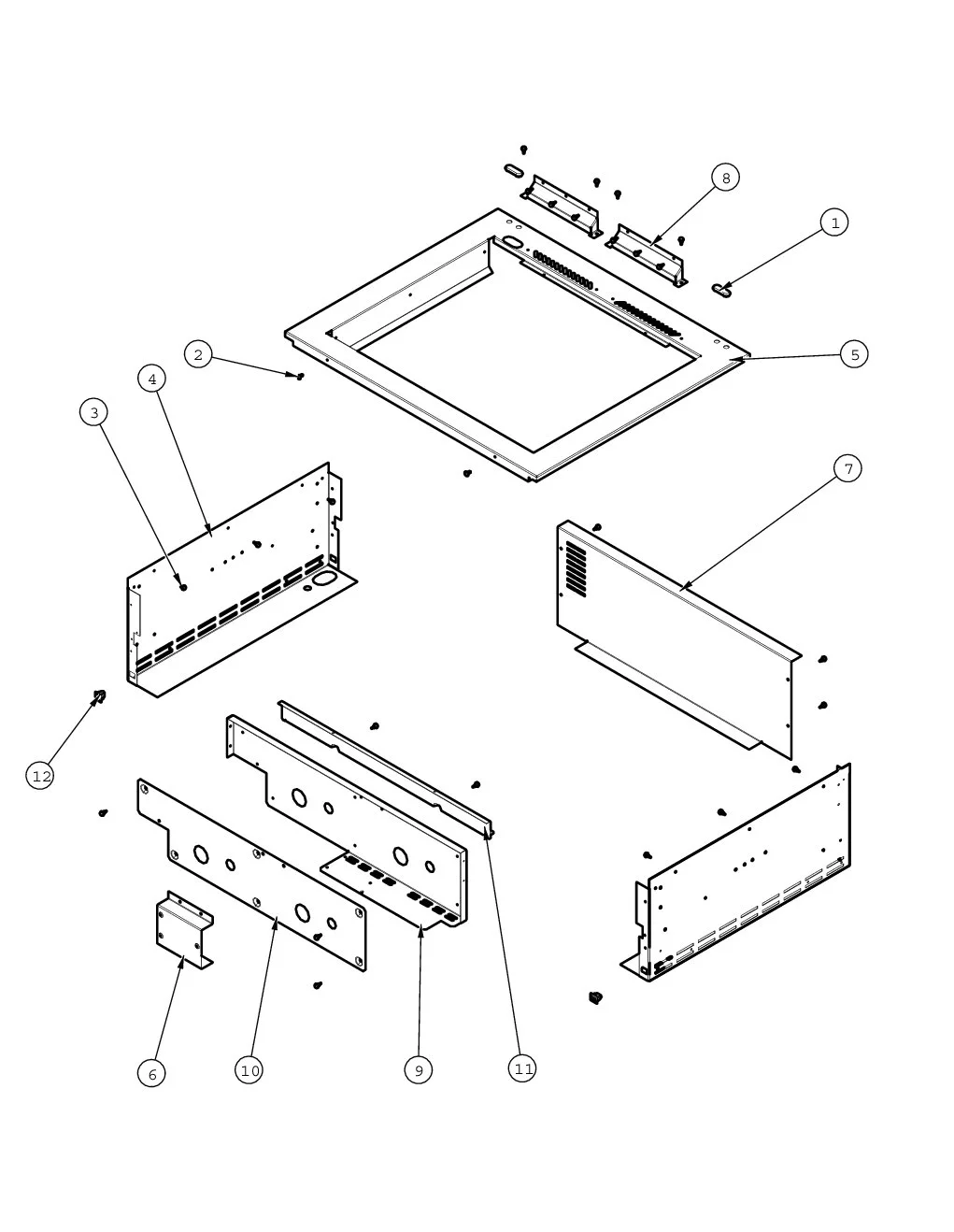 Viking VGBQ33002RE Grill Base parts diagram