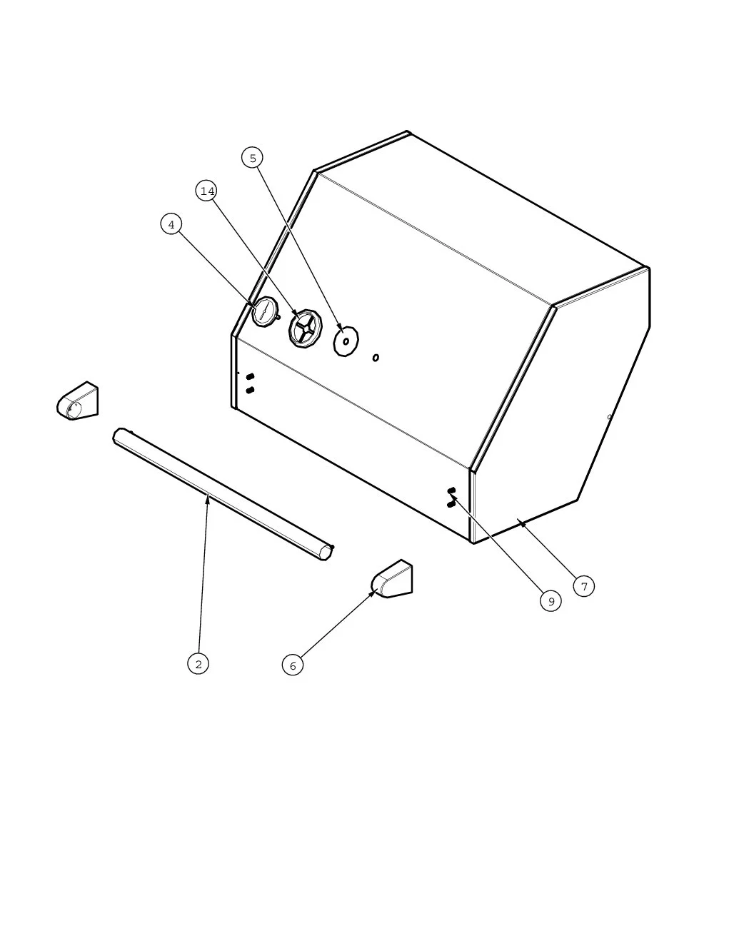 Viking VGBQ33002RE Grill Canopy parts diagram